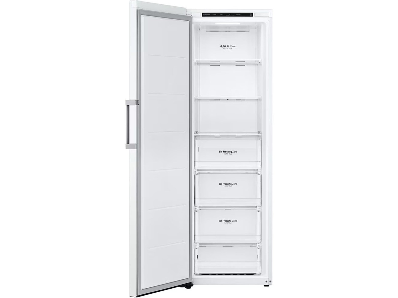 LG GLT51PZGSZ Kjøleskap (stål) + Fryseskap Kjøleskap