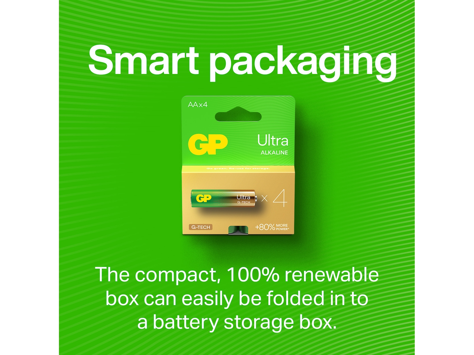 GP Ultra Alkaline C/LR14 batteri, 2-pk Batterier til generell bruk