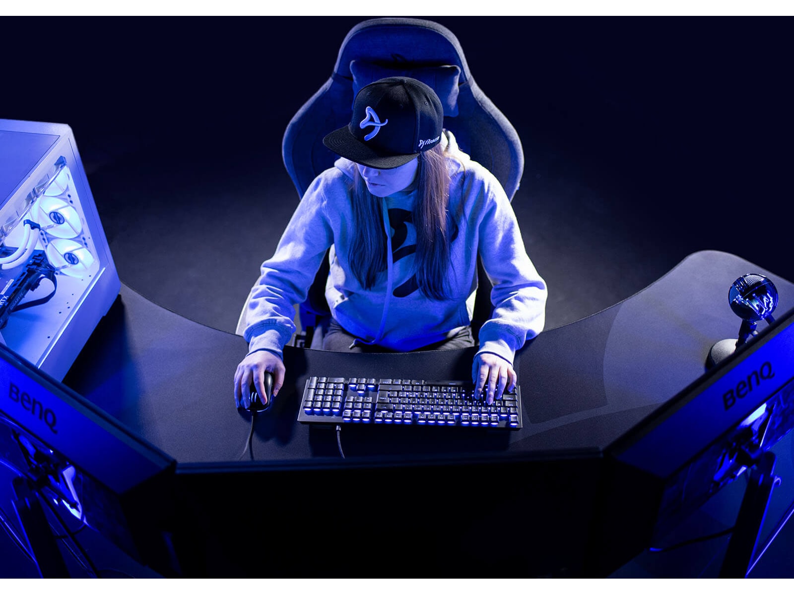 Arozzi Arena Angelo Gaming Desk (pure black) Gaming desk