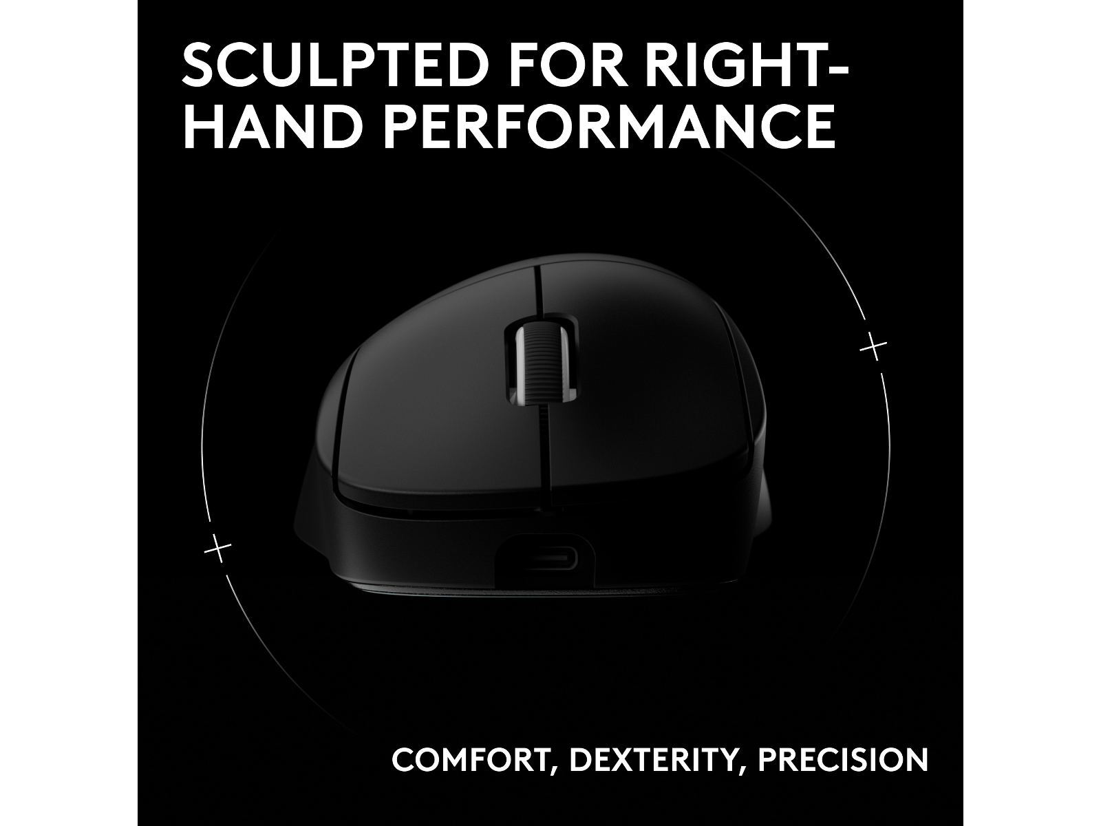 Logitech G Pro X Superlight 2 DEX trådløs gamingmus (sort) Gamingmus