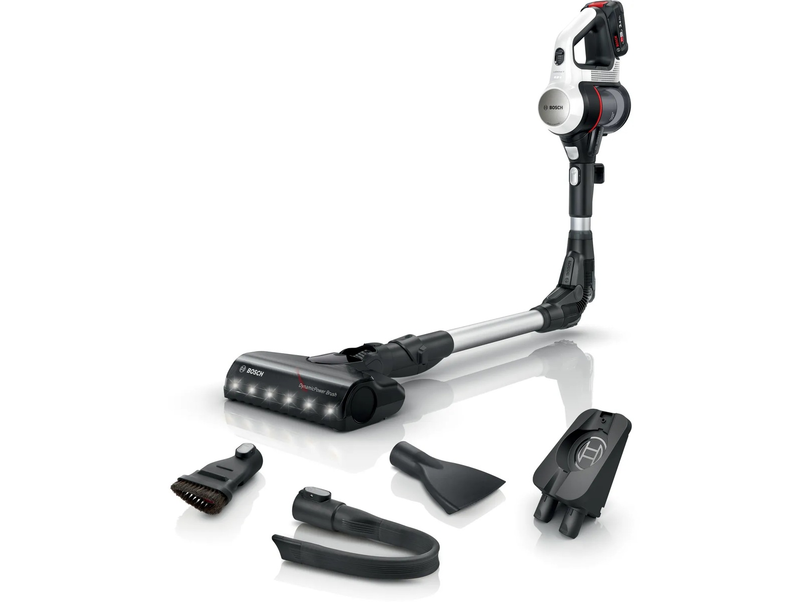 Bosch Unlimited 7 Oppladbar støvsuger (hvit) Trådløse støvsugere