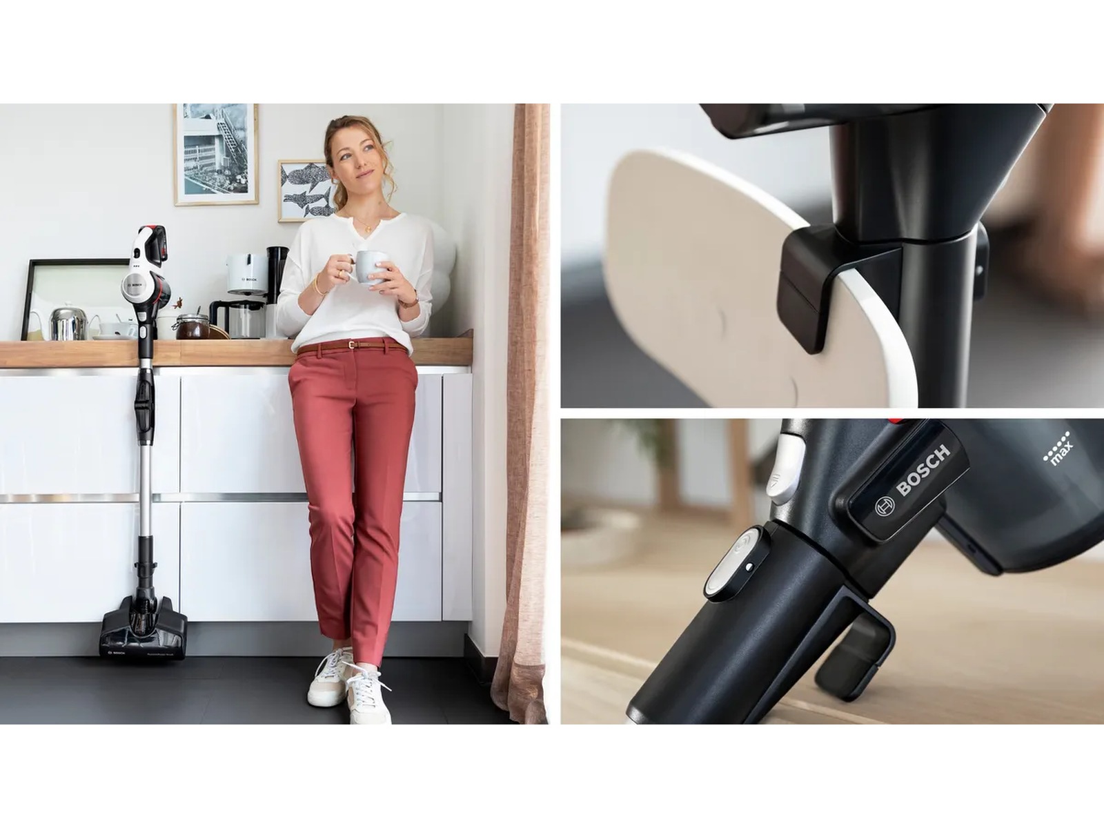 Bosch Unlimited 7 Oppladbar støvsuger (hvit) Trådløse støvsugere