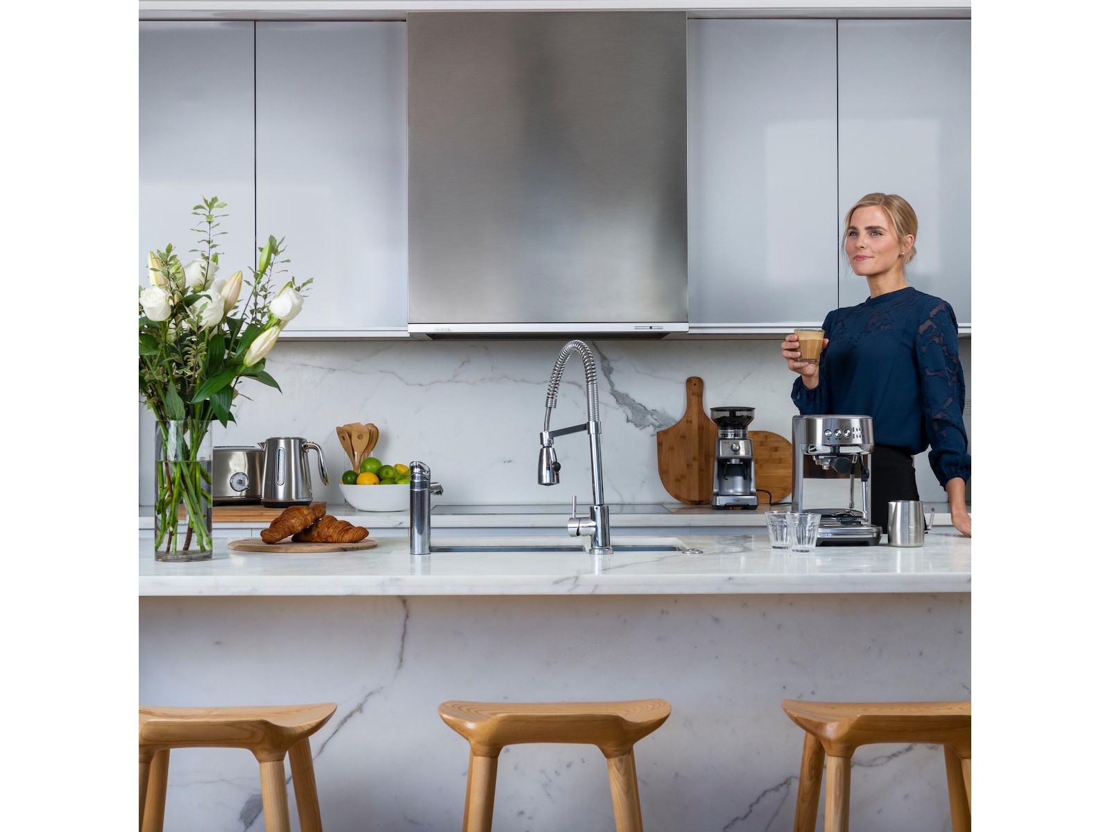 Sage Bambino Plus Espressomaskin (børstet stål) Espressomaskiner