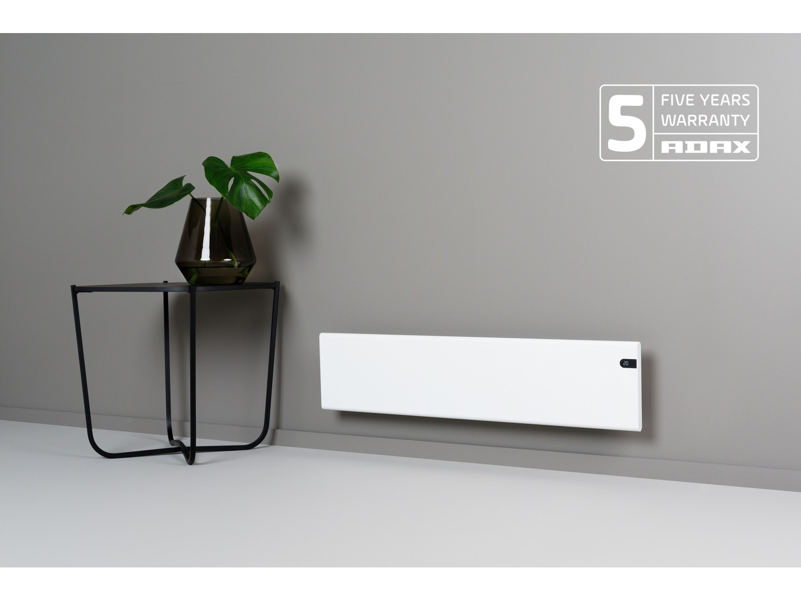 Adax Neo Basic Panelovn Low 600W (hvit) Panelovner