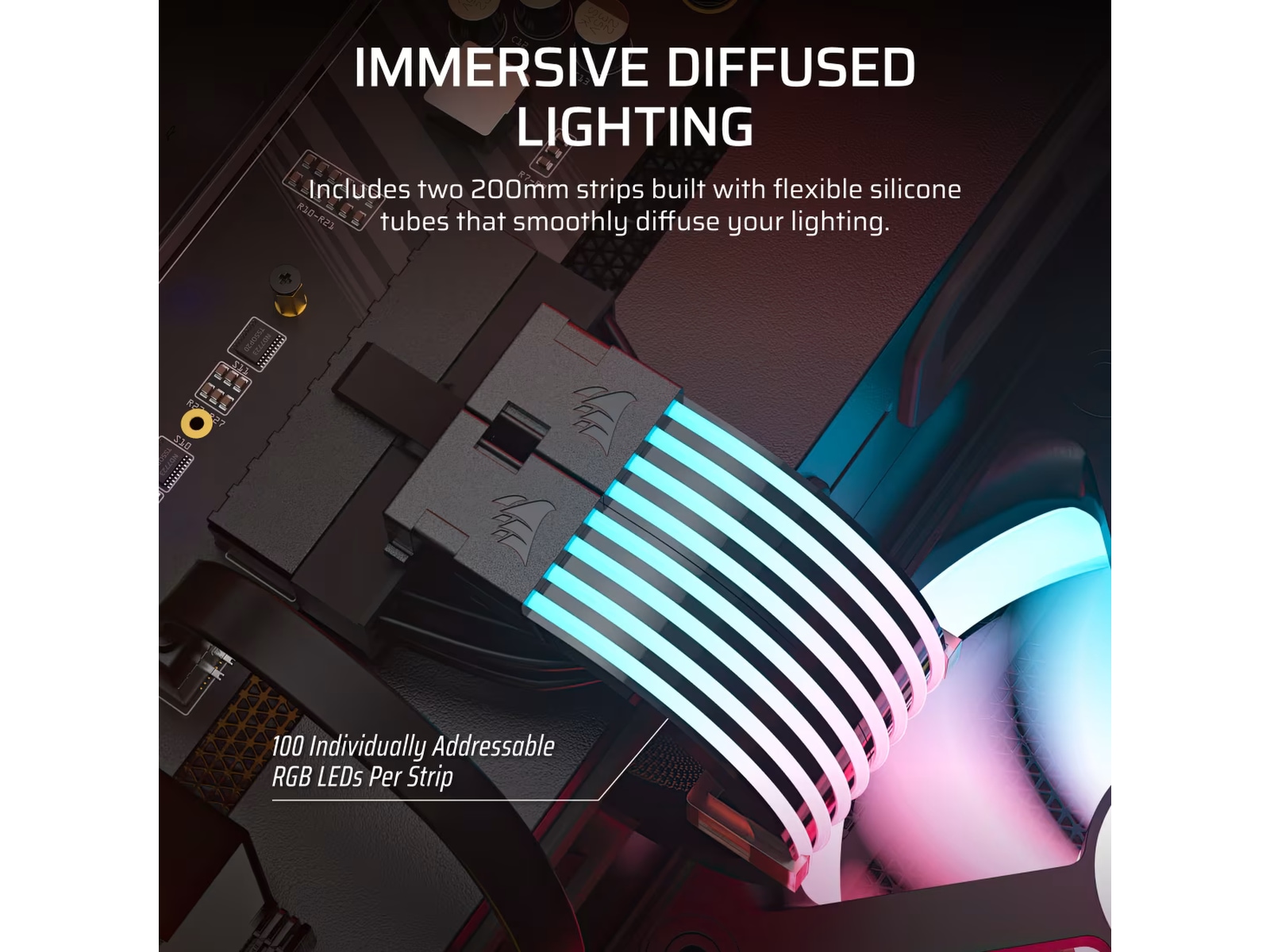 Corsair iCUE ARGB PSU Kabel Strips Tilbehør