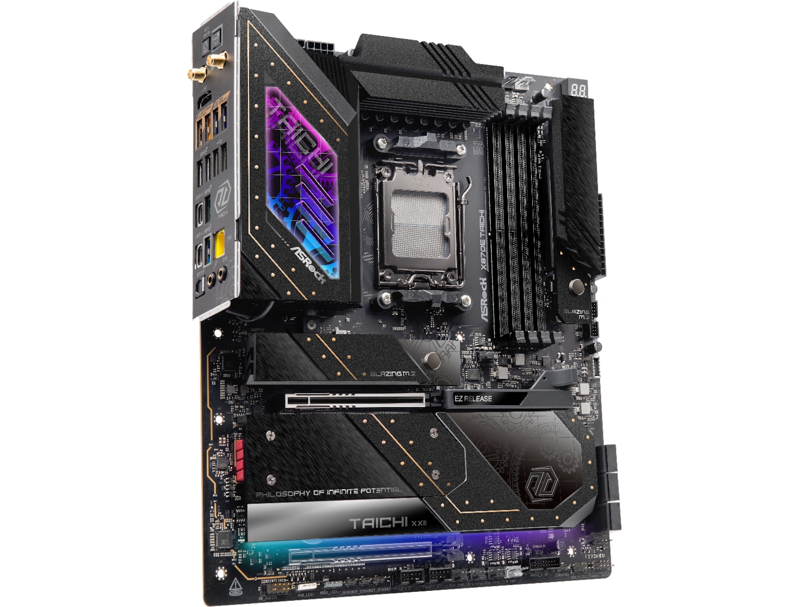 ASRock X870E Taichi Hovedkort AMD Socket