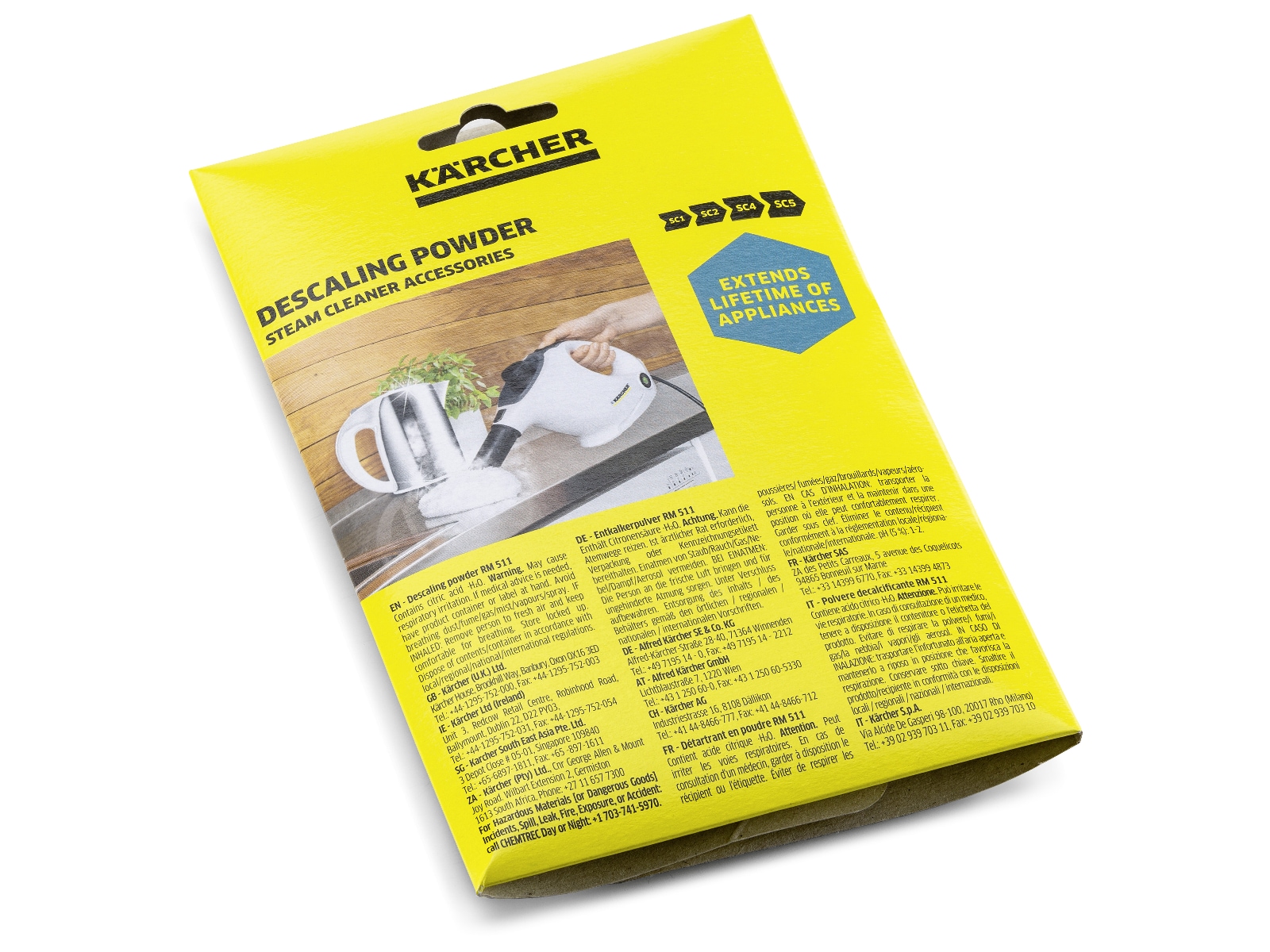 Kärcher RM 511 Avklalkningspulver Tilbehør til støvsugere & rengjøring