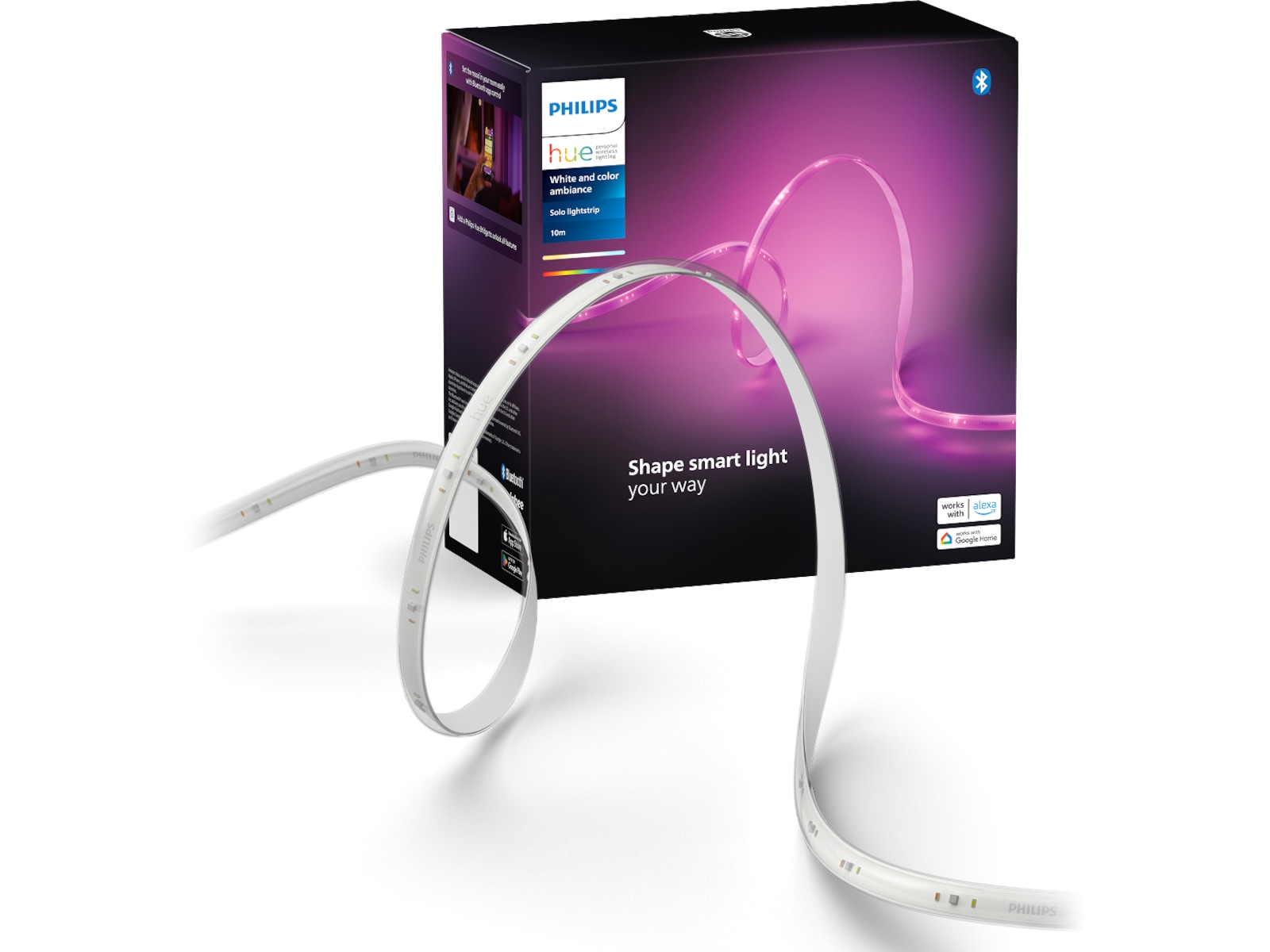 Philips Hue Solo lysstripe RGB 10m Led strips & underholdning