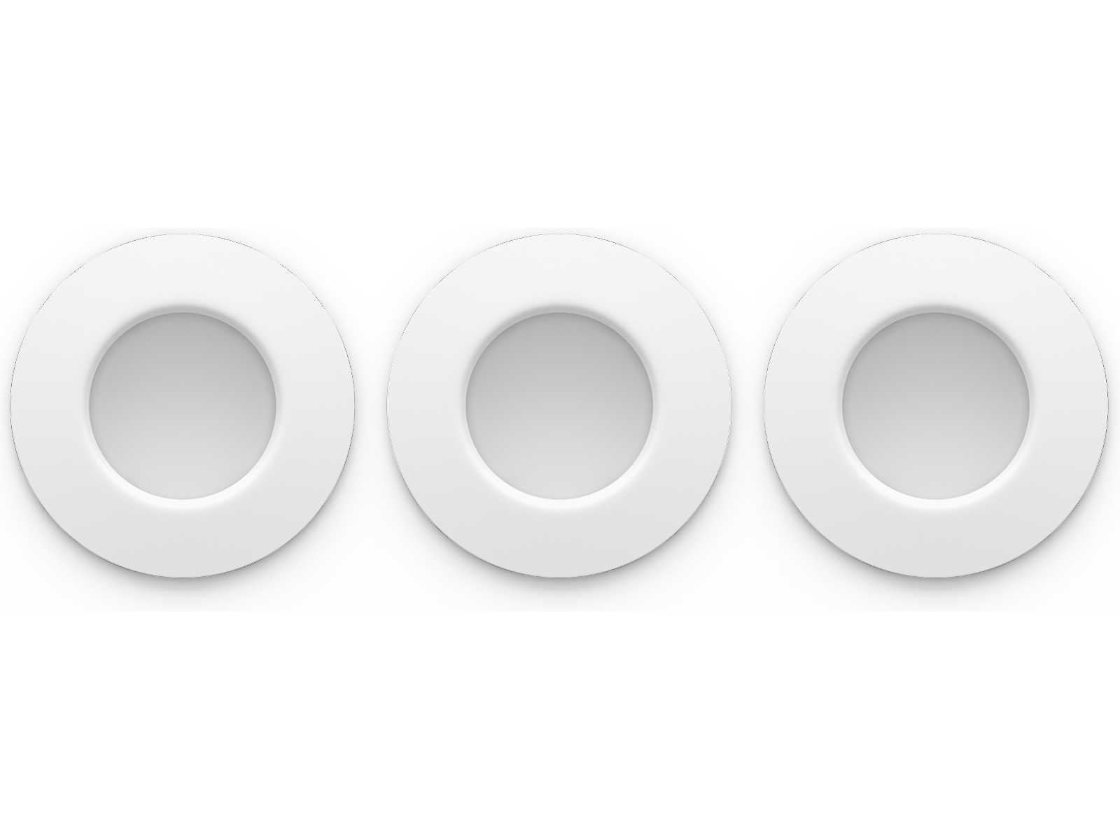 Philips Hue Slim innfelt spotlight 90 mm (hvit) 3pk Taklampe