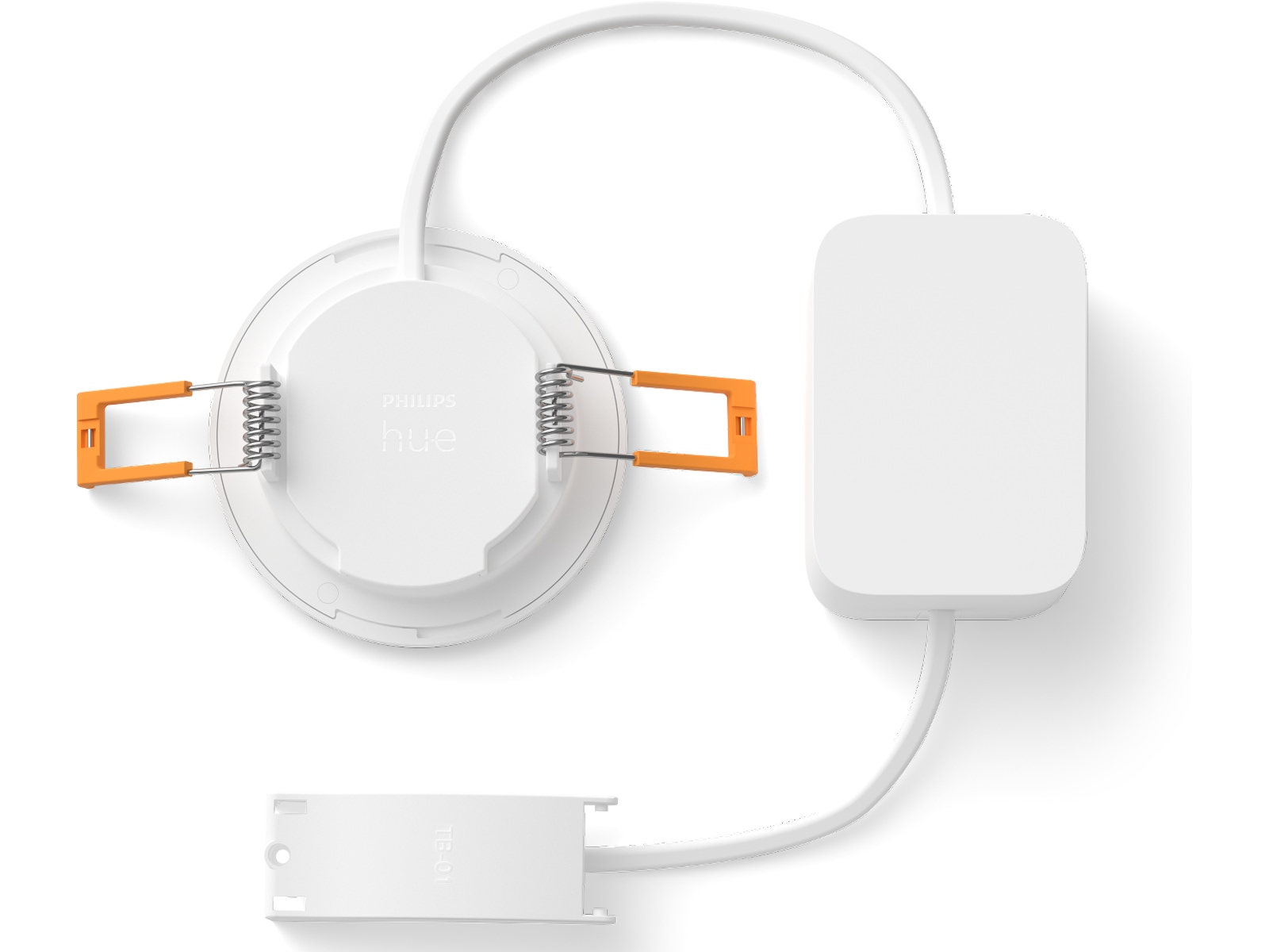 Philips Hue Slim innfelt spotlight 90 mm (hvit) 3pk Taklampe