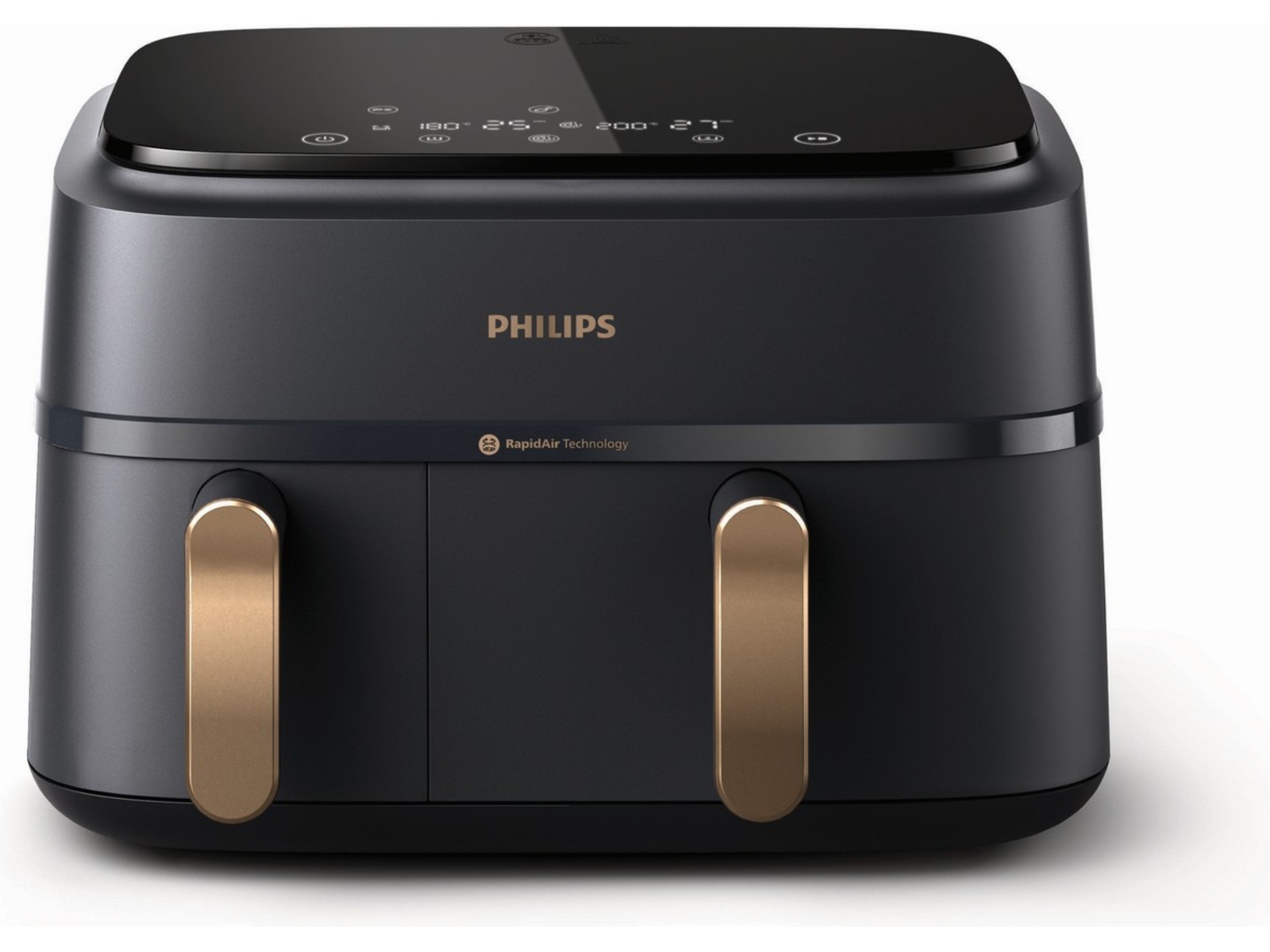 Philips Dual Basket Airfryer 9L NA352/00 (grå/copper) -B-Grade Demo hjem & fritid