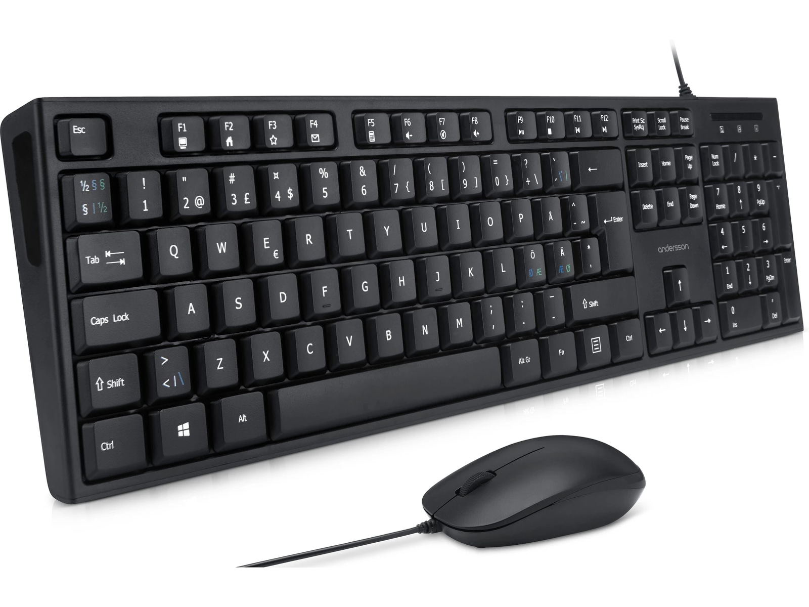 Andersson tastatur og mus Mus & tastatur -kombipakker