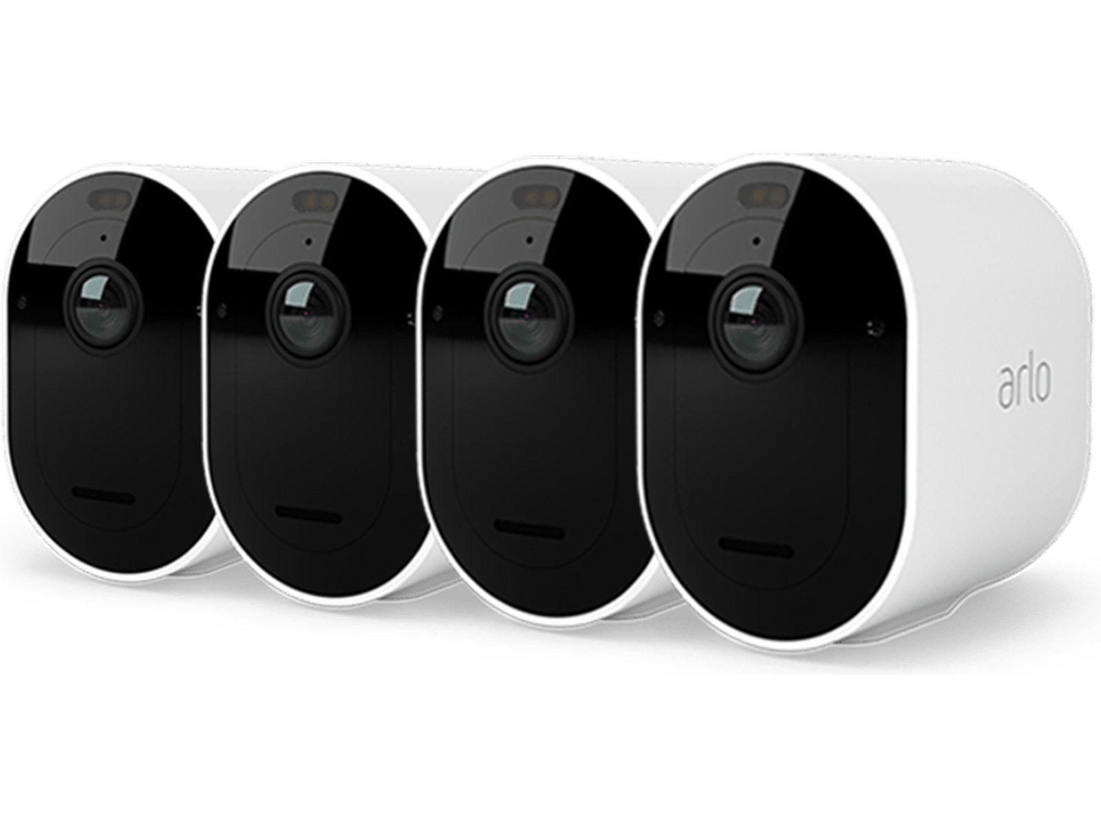 Arlo Pro 5 2K sikkerhetskamera 4-pakk (hvit) Overvåkningskameraer