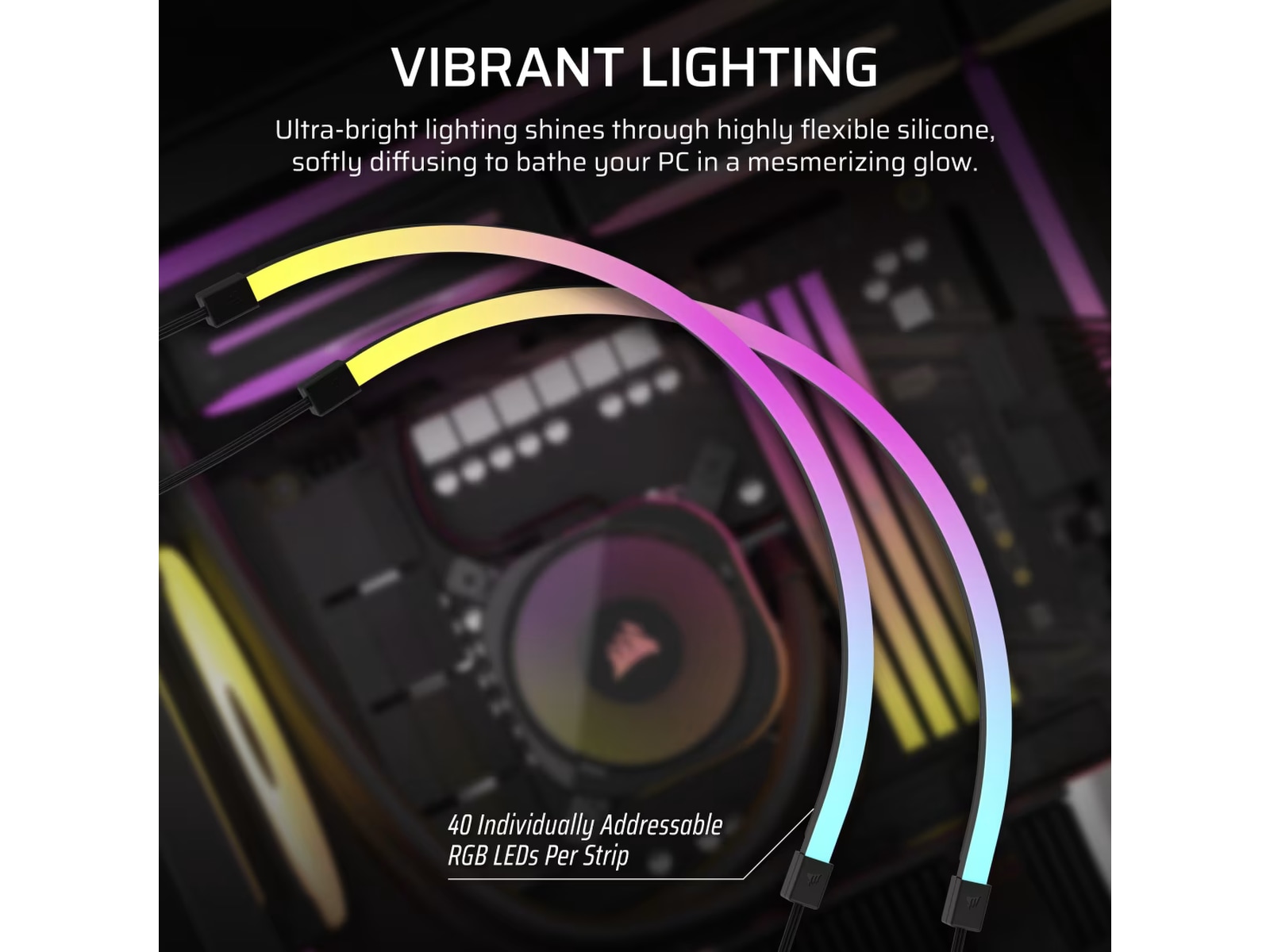 Corsair iCUE Link LS350 Aurora RGB Light Strips Tilbehør