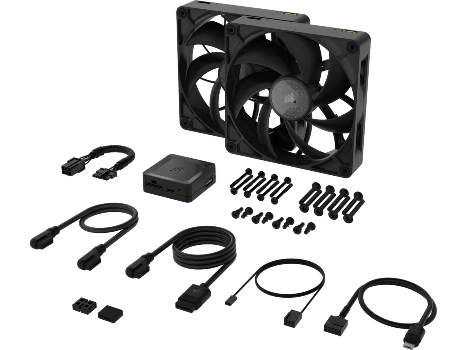 Corsair iCUE LINK RX140 MAX Vifte 2pk (sort) Vifter