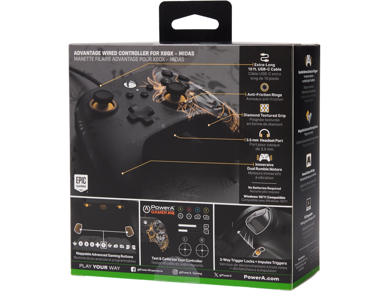 PowerA Xbox Series X/S Kontroller (Midas) Tilbehør