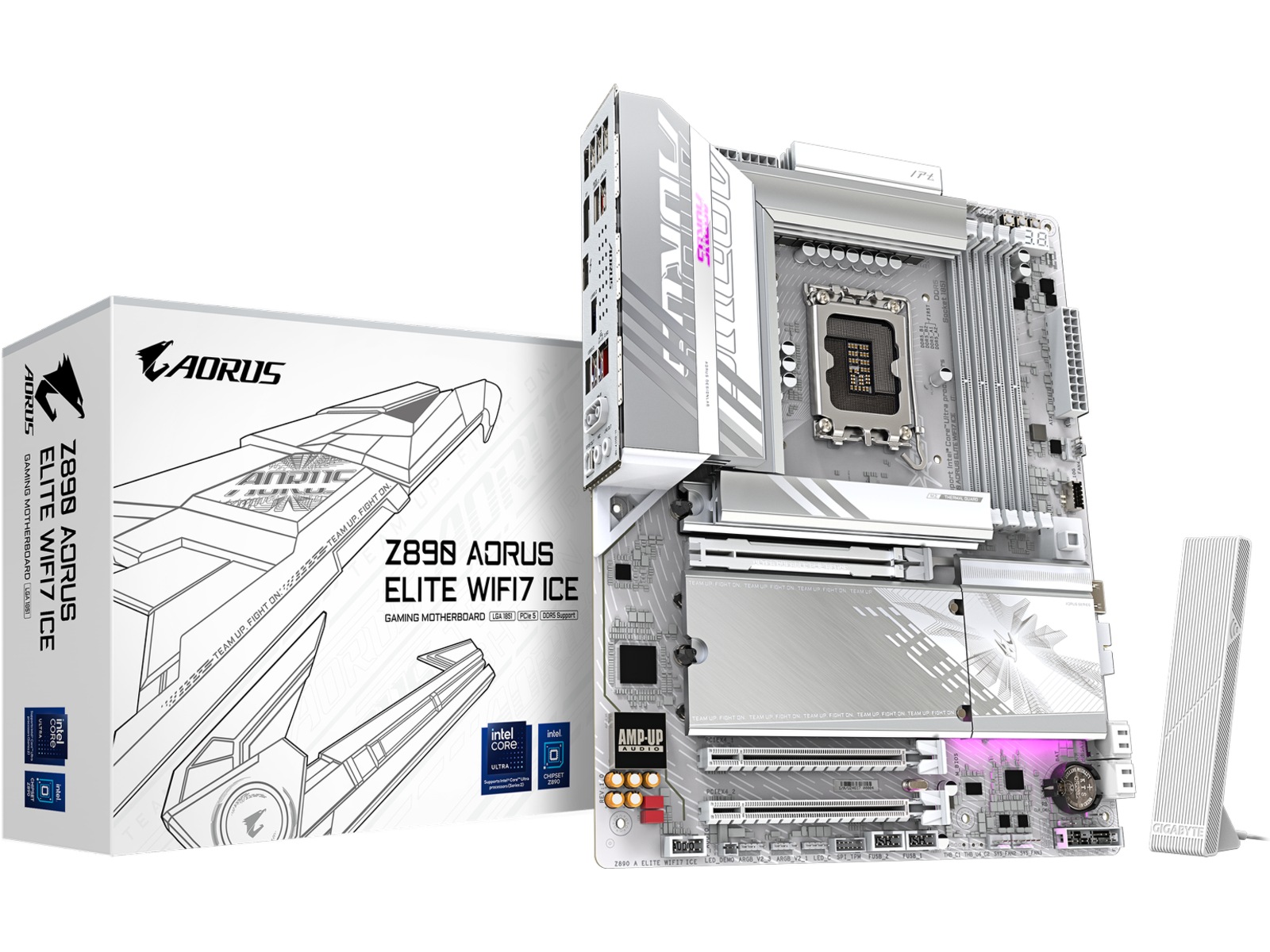 GIGABYTE Z890 A ELITE WF7 ICE Hovedkort Intel Socket