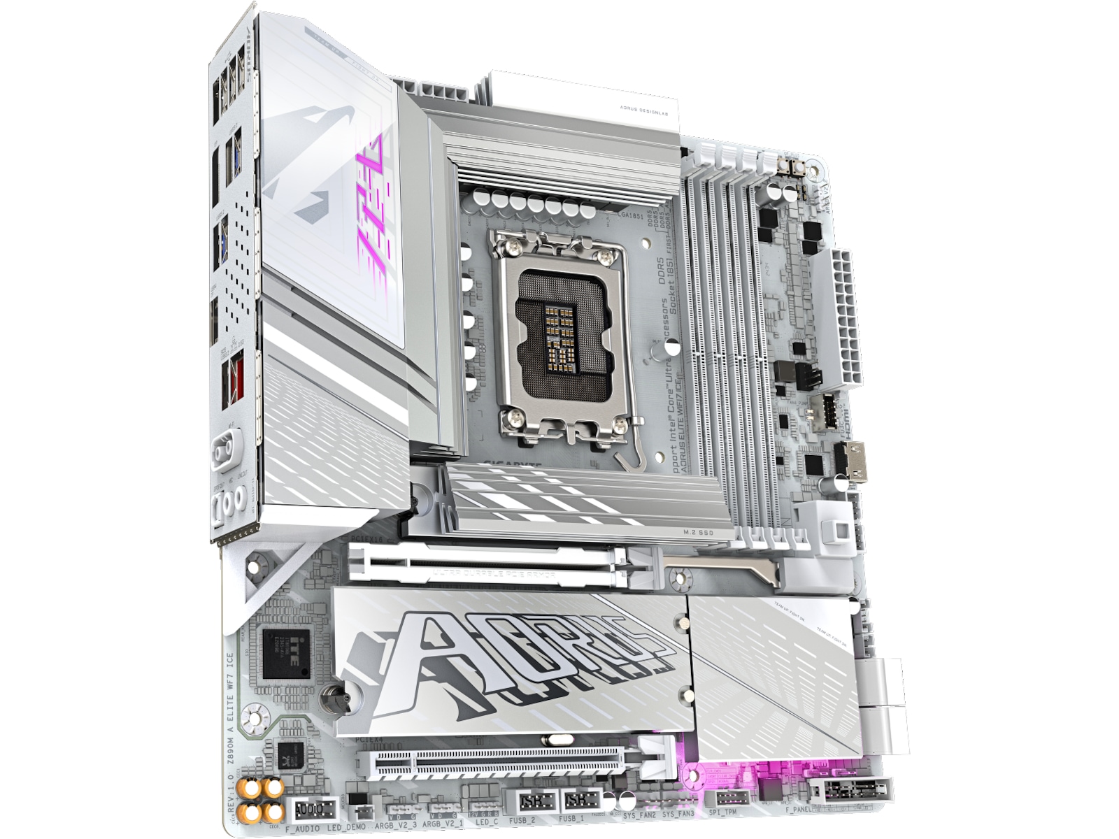 GIGABYTE Z890M A ELITE WF7 ICE Hovedkort Intel Socket