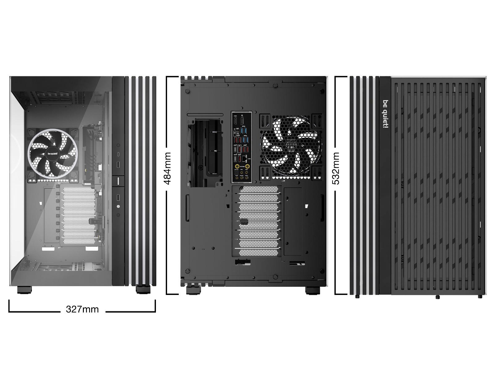 be quiet! Light Base 900 FX Mid Tower (sort) Midi tower