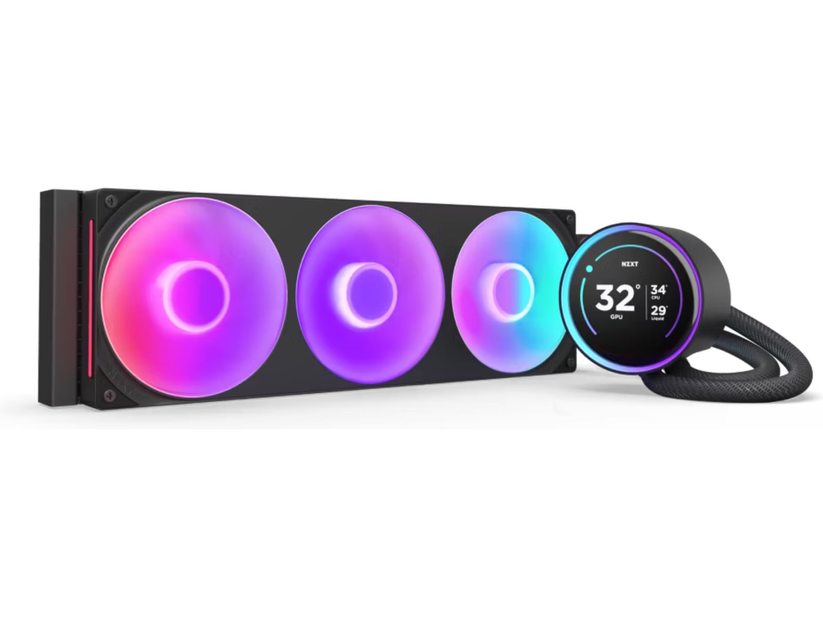 NZXT Kraken 360 Elite V2 2024 RGB Kjøler (sort) CPU - Vannkjøling