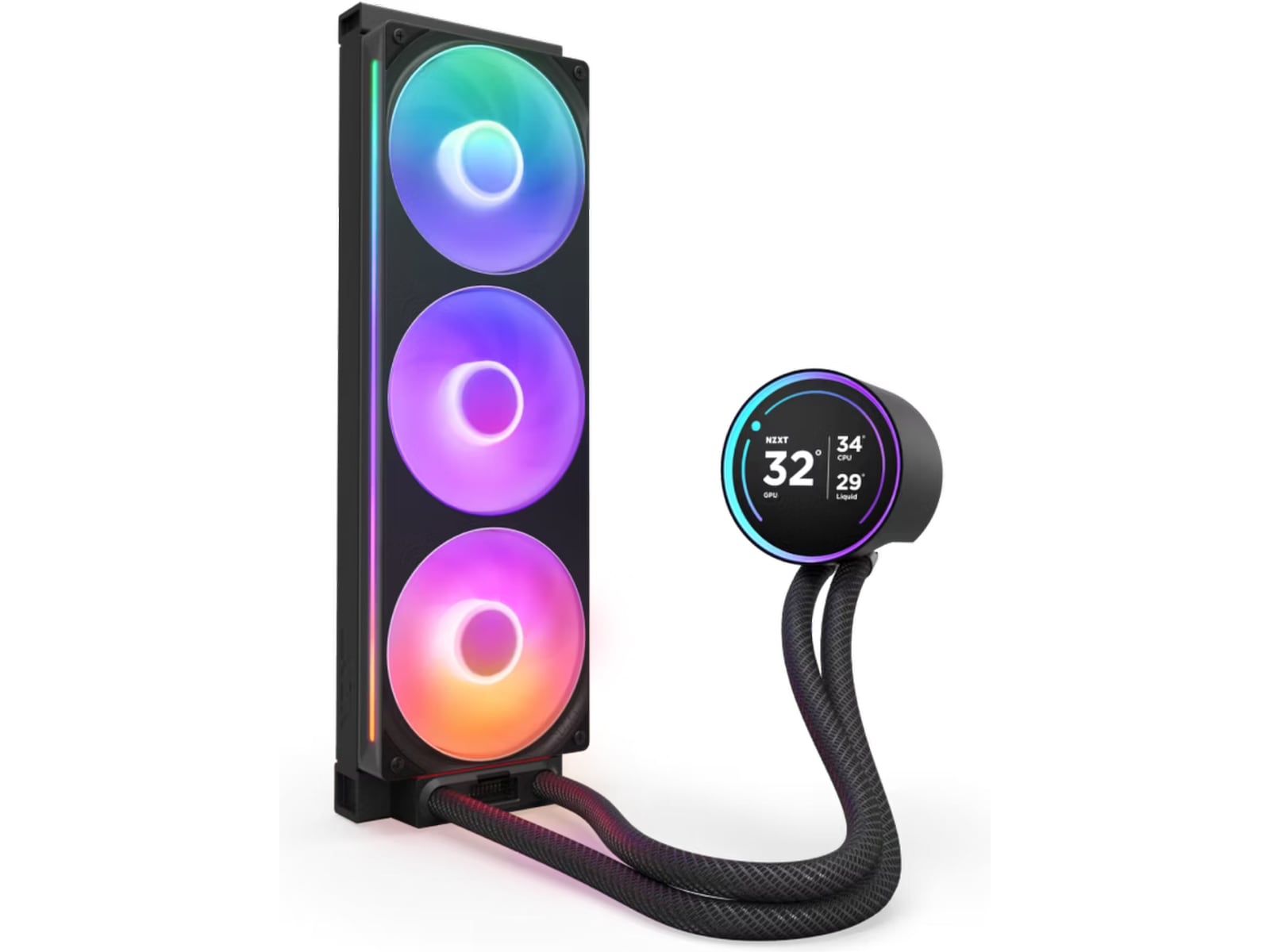 NZXT Kraken 360 Elite V2 2024 RGB Kjøler (sort) CPU - Vannkjøling