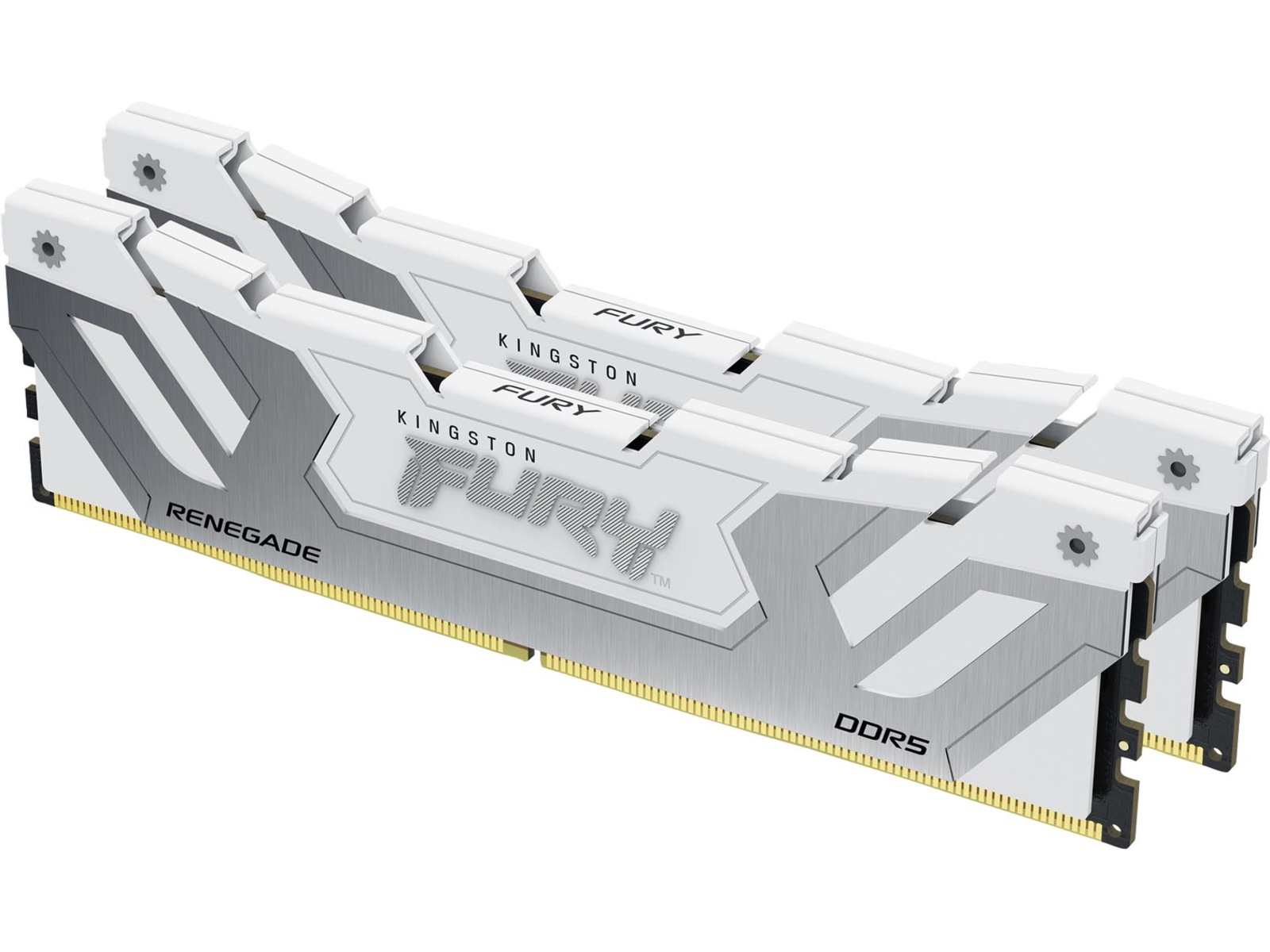 Kingston Fury Renegade DDR5 8400MHz 48GB (hvit) Minnebrikker
