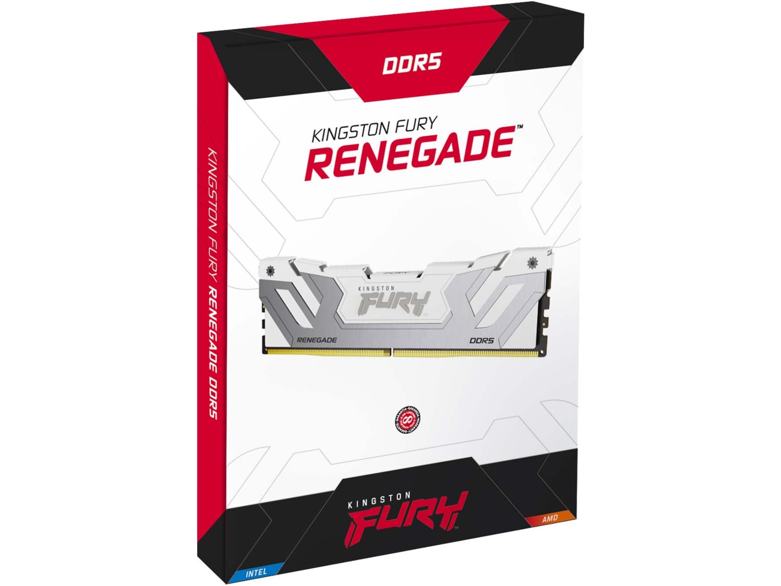 Kingston Fury Renegade DDR5 8400MHz 48GB (hvit) Minnebrikker