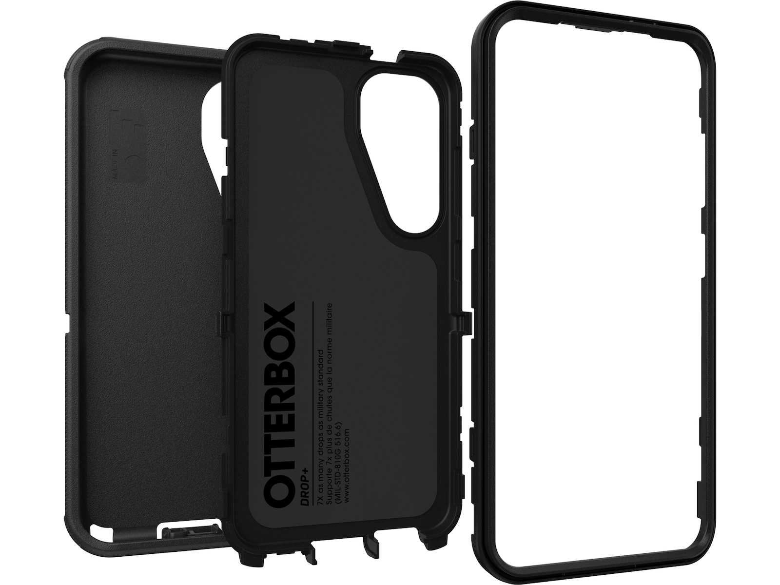 OtterBox Galaxy S25 Defender deksel - ProPack (sort) Deksel til mobiltelefon