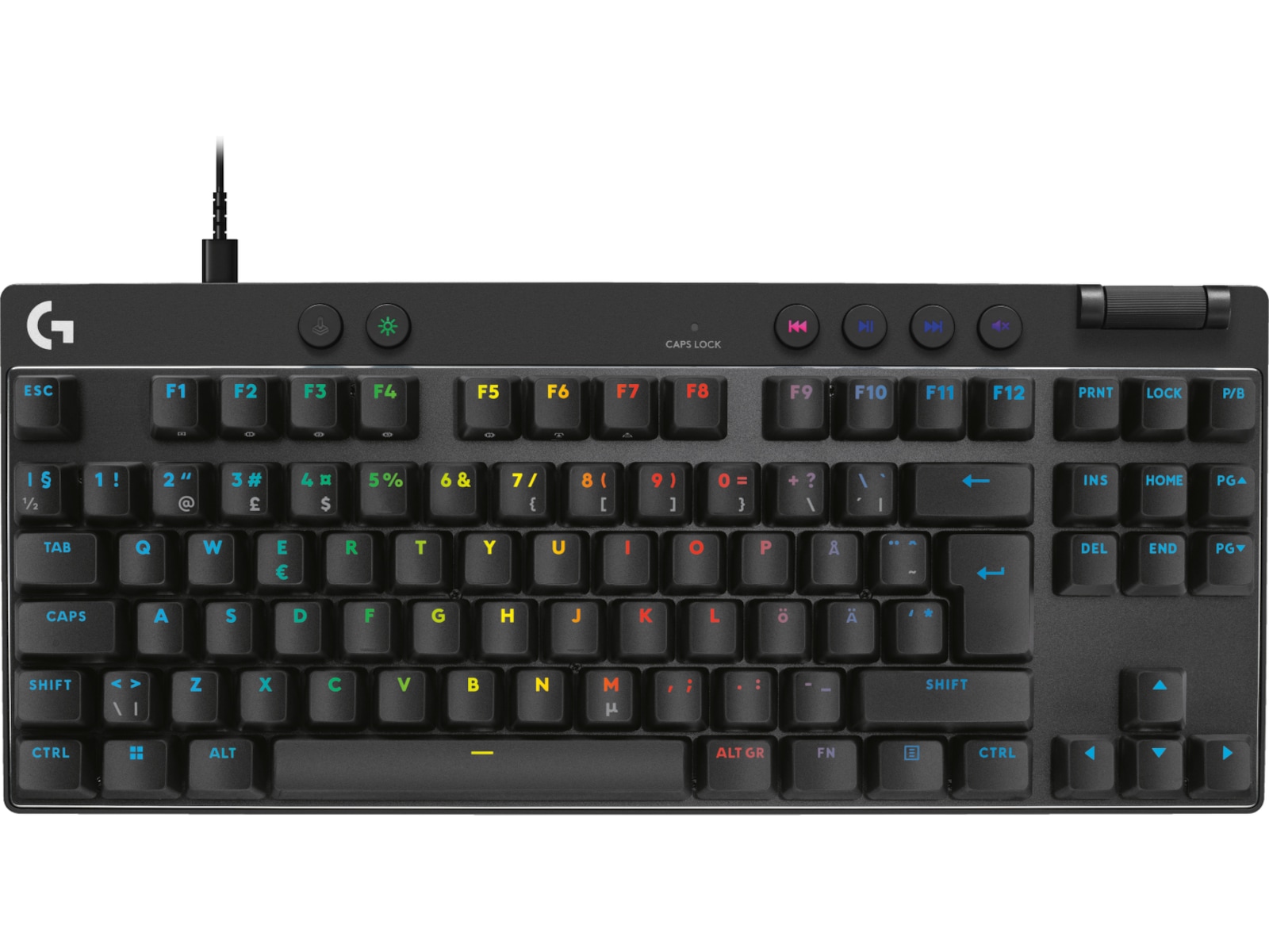 Logitech G Pro X TKL Rapid gamingtastatur (sort) Gamingtastatur