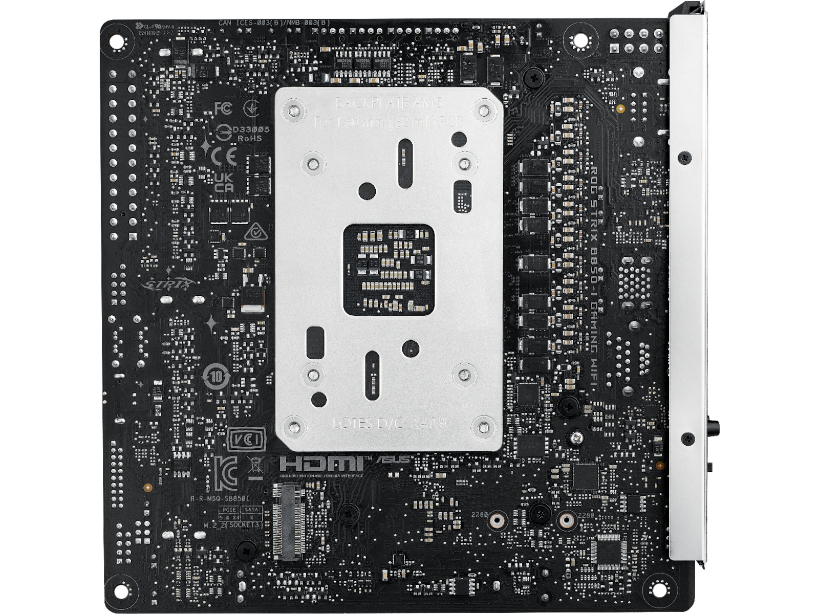 ASUS ROG STRIX B850-I GAMING WIFI Hovedkort AMD Socket