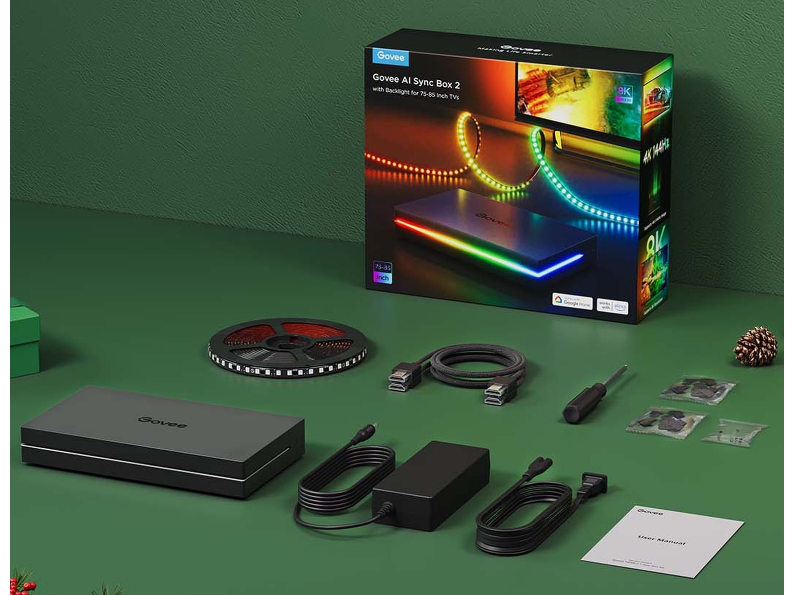 Govee AI Sync Box 2 Led strips & underholdning