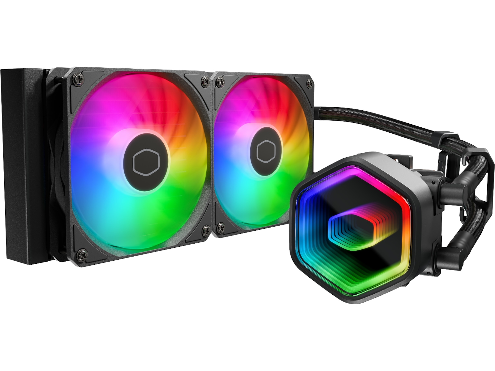 Cooler Master MasterLiquid 240 Core II ARGB Kjøler (sort) CPU - Vannkjøling