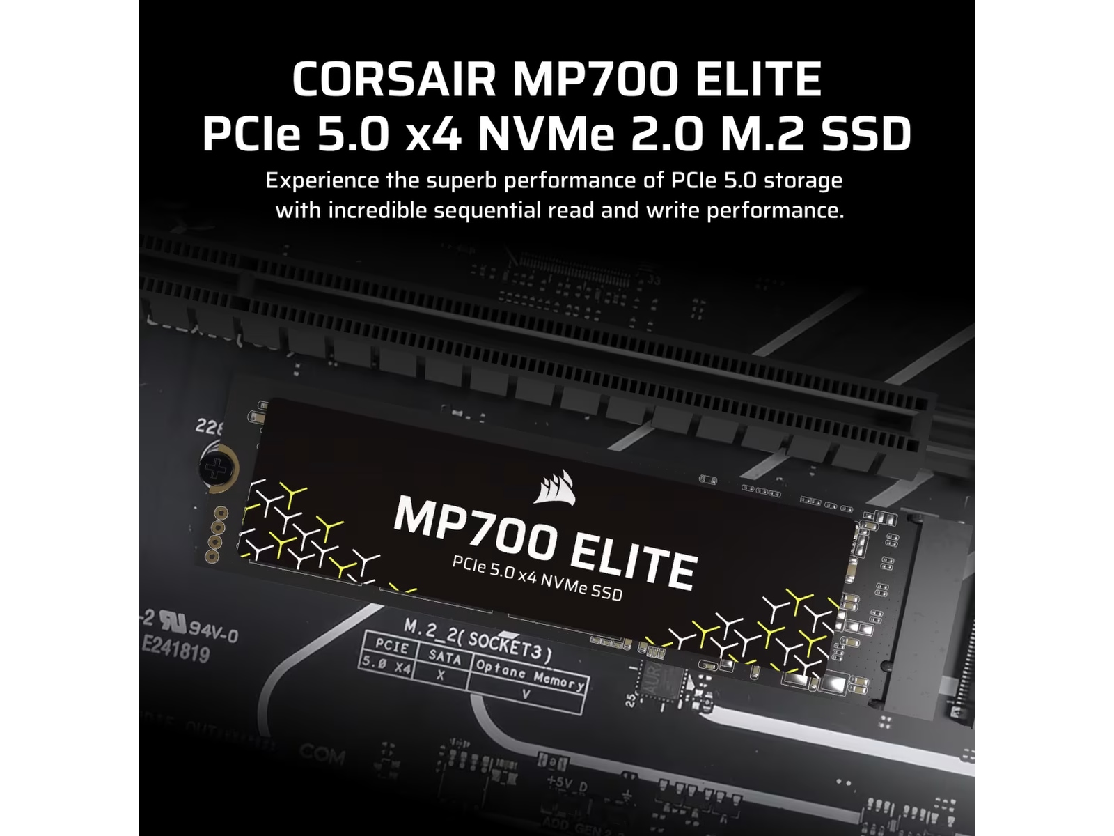 Corsair MP700 Elite 1TB SSD M.2