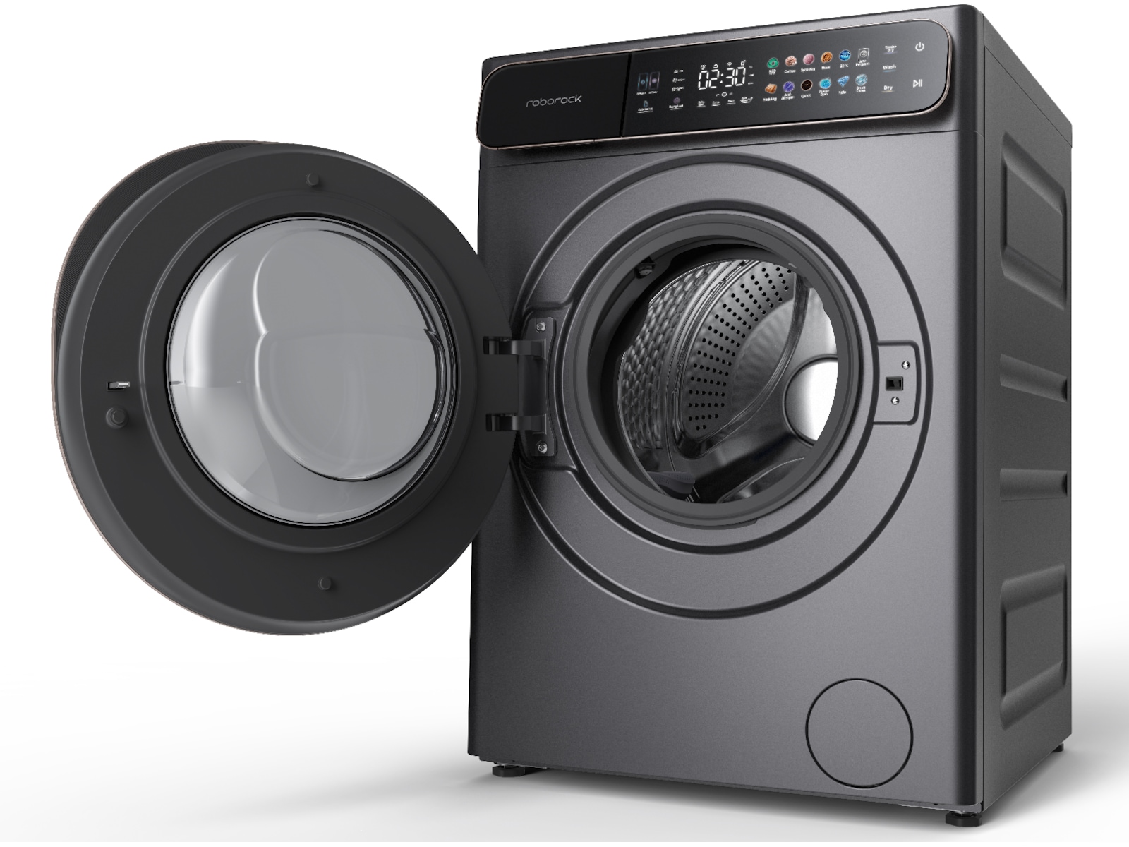 Roborock ZEO One Vask/Tørk (Grå) Kombinert vaskemaskin og tørketrommel