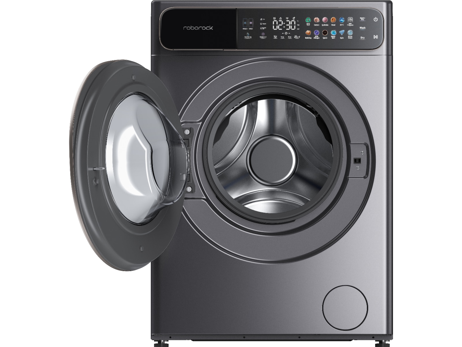 Roborock ZEO One Vask/Tørk (Grå) Kombinert vaskemaskin og tørketrommel