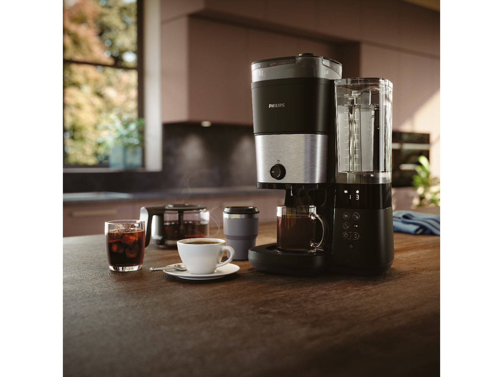 Philips All-in-1 Brew Kaffetrakter m/ innebygd kvern HD7900/50  -B-Grade Demo hjem & fritid