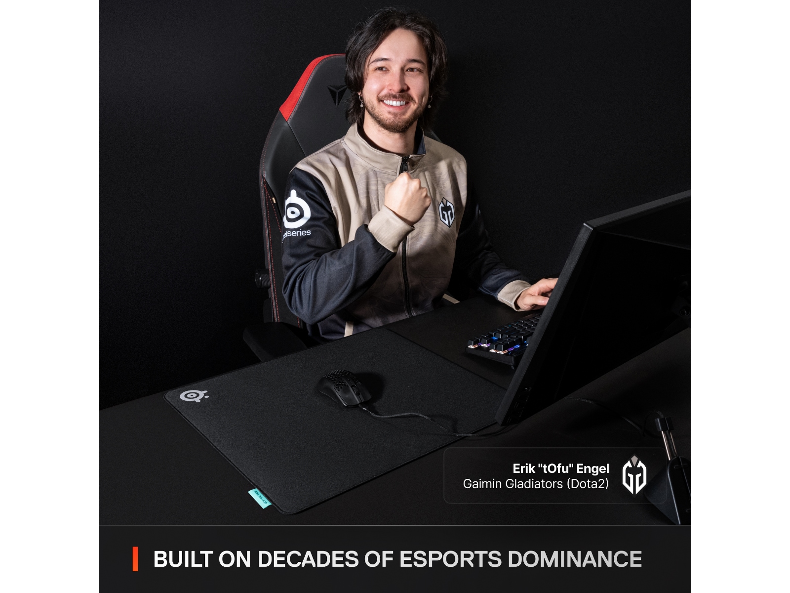 SteelSeries QcK Performance L Balance gamingmusematte Gamingmusematte