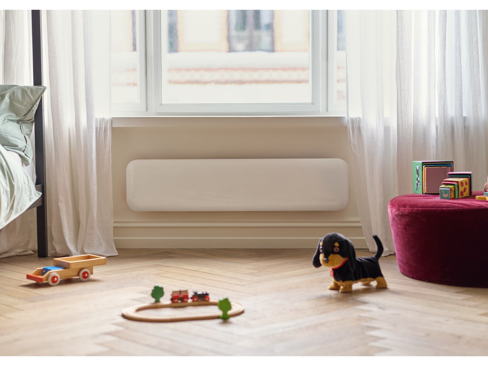 Mill Invisible Smart WiFi Gen 4 panellist 850W Panelovner