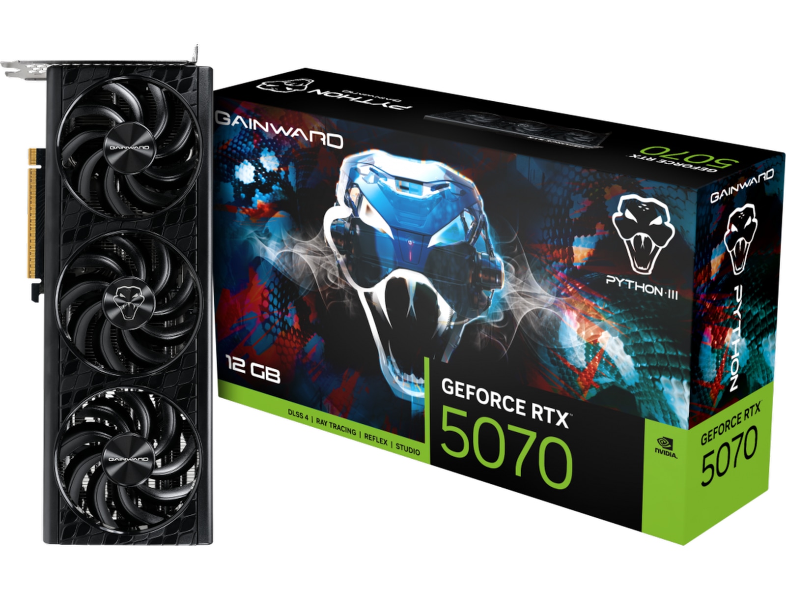 Gainward GeForce RTX 5070 Python III Skjermkort
