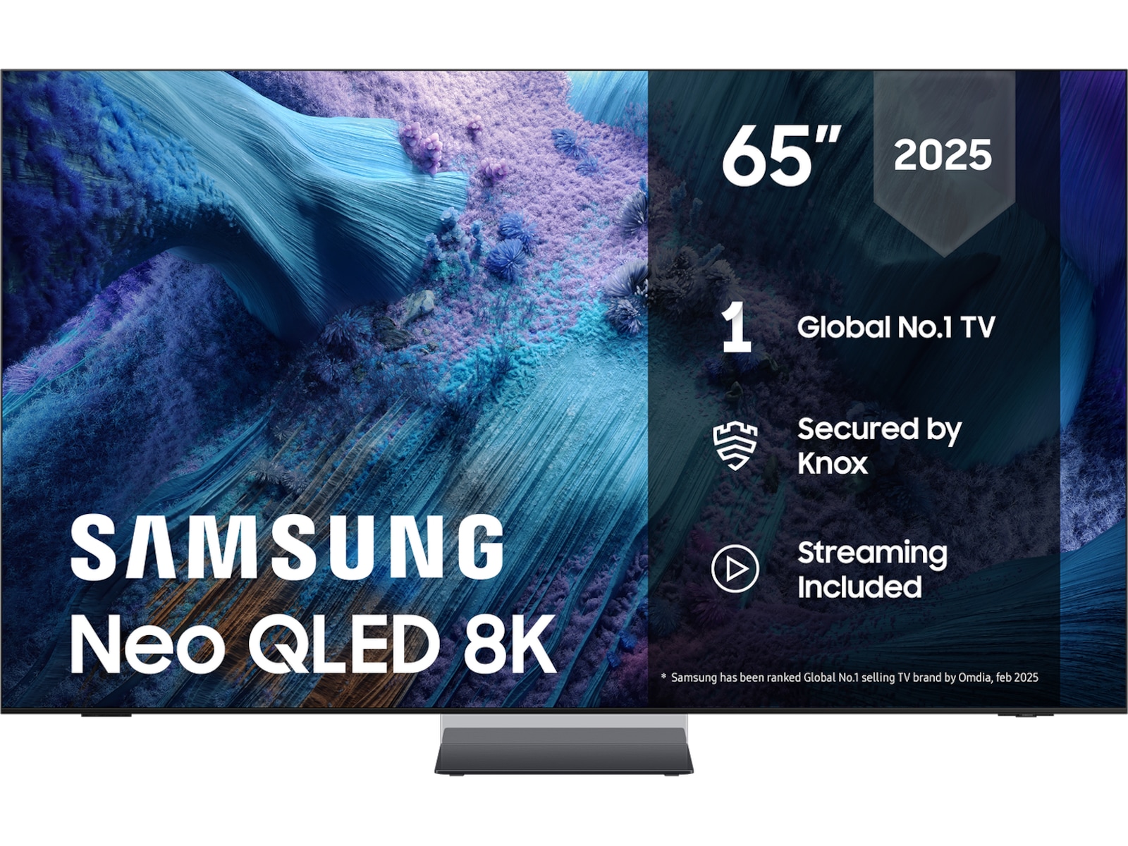 Samsung 65" QN990F Neo QLED 8K Mini LED Smart TV (2025) 60 - 69 tommer TV