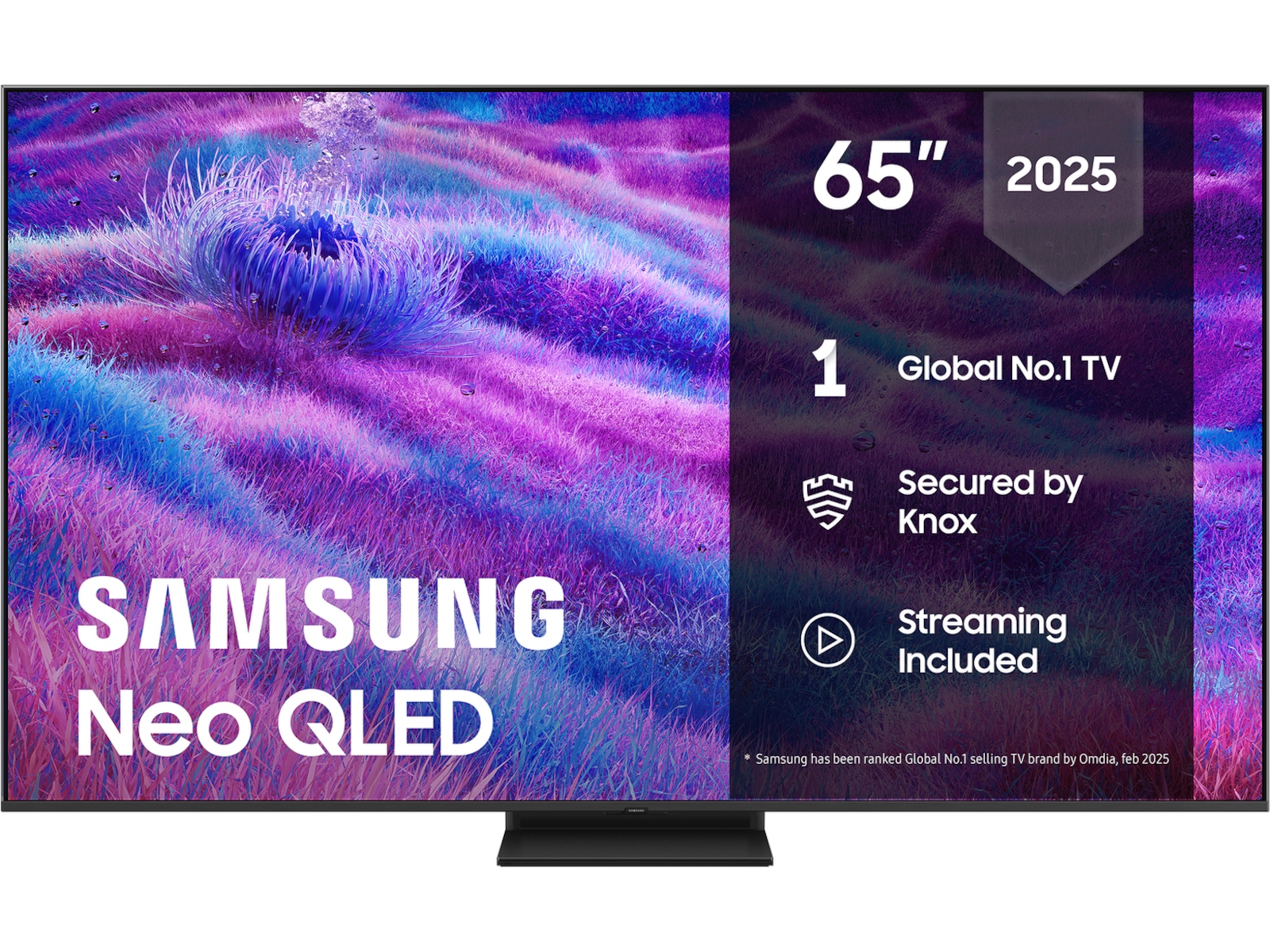 Samsung 65" QN80F Neo QLED 4K Mini LED Smart TV (2025) 60 - 69 tommer TV