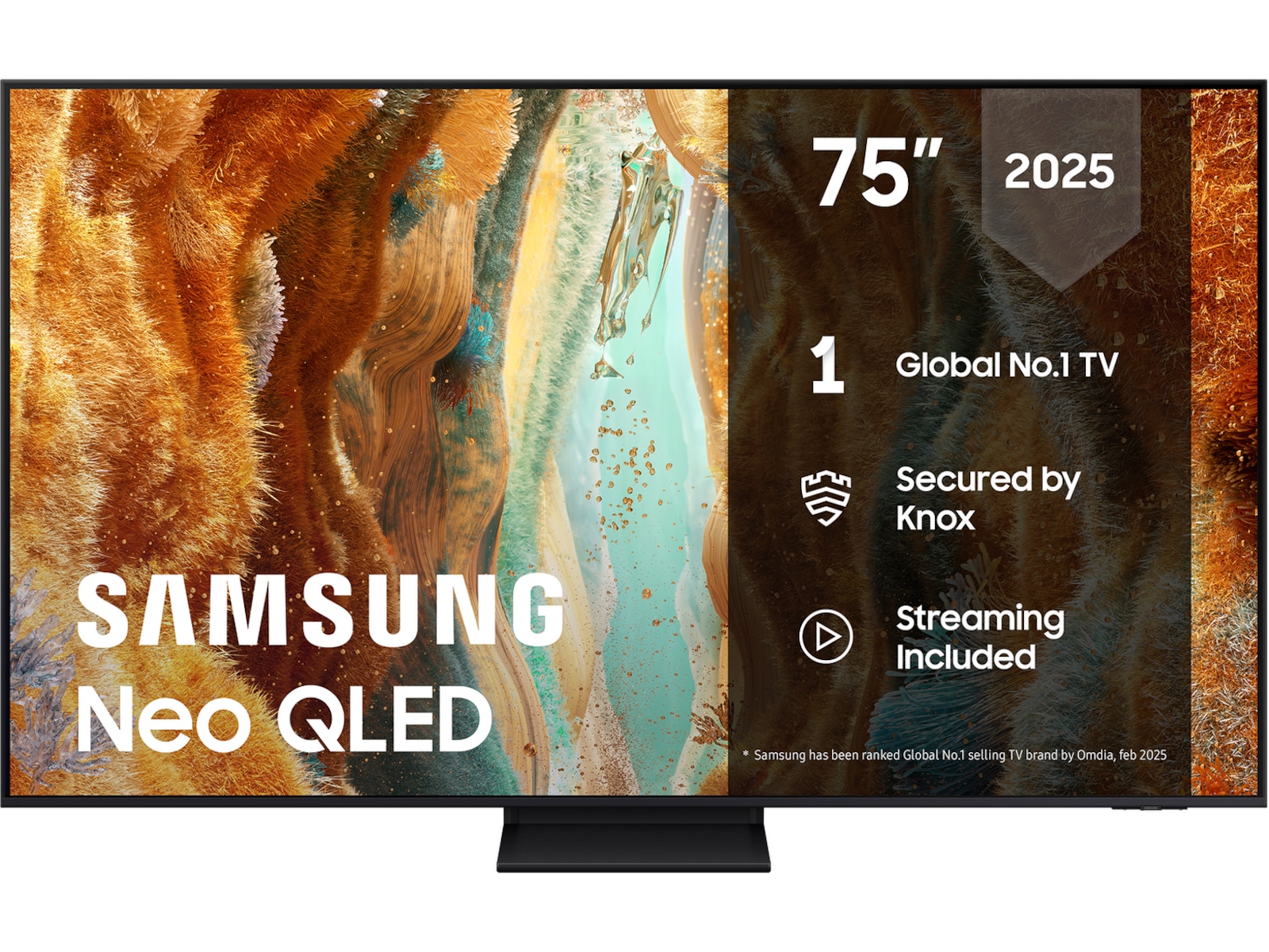 Samsung 75" QN70F Neo QLED 4K Mini LED Smart TV (2025) 70 - 79 tommer TV