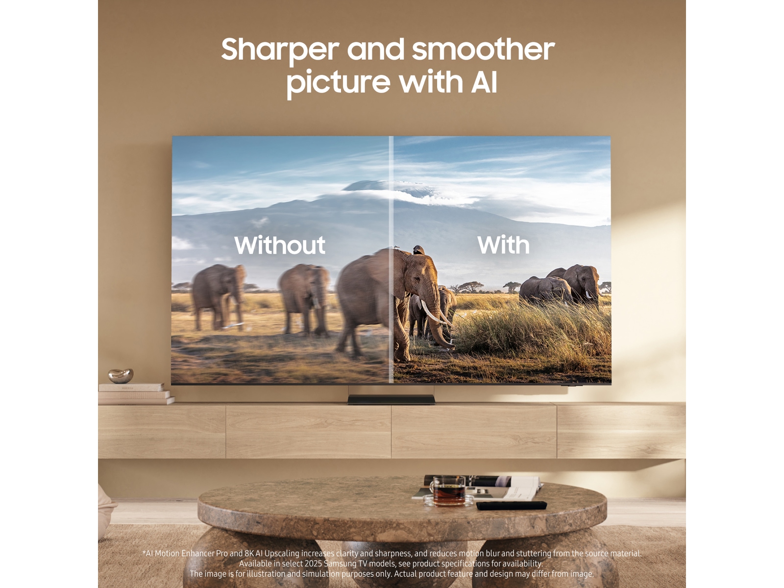 Samsung 85" QN990F Neo QLED 8K Mini LED Smart TV (2025) Over 80 tommer TV