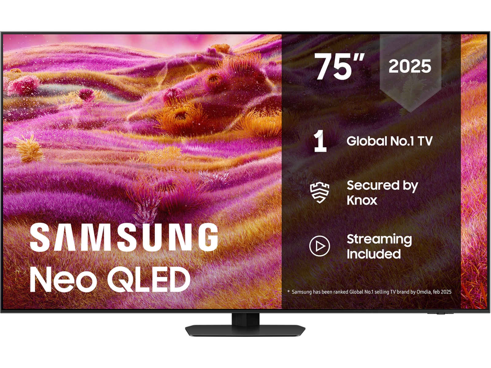 Samsung 75" QN90F Neo QLED 4K Mini LED Smart TV (2025) 70 - 79 tommer TV