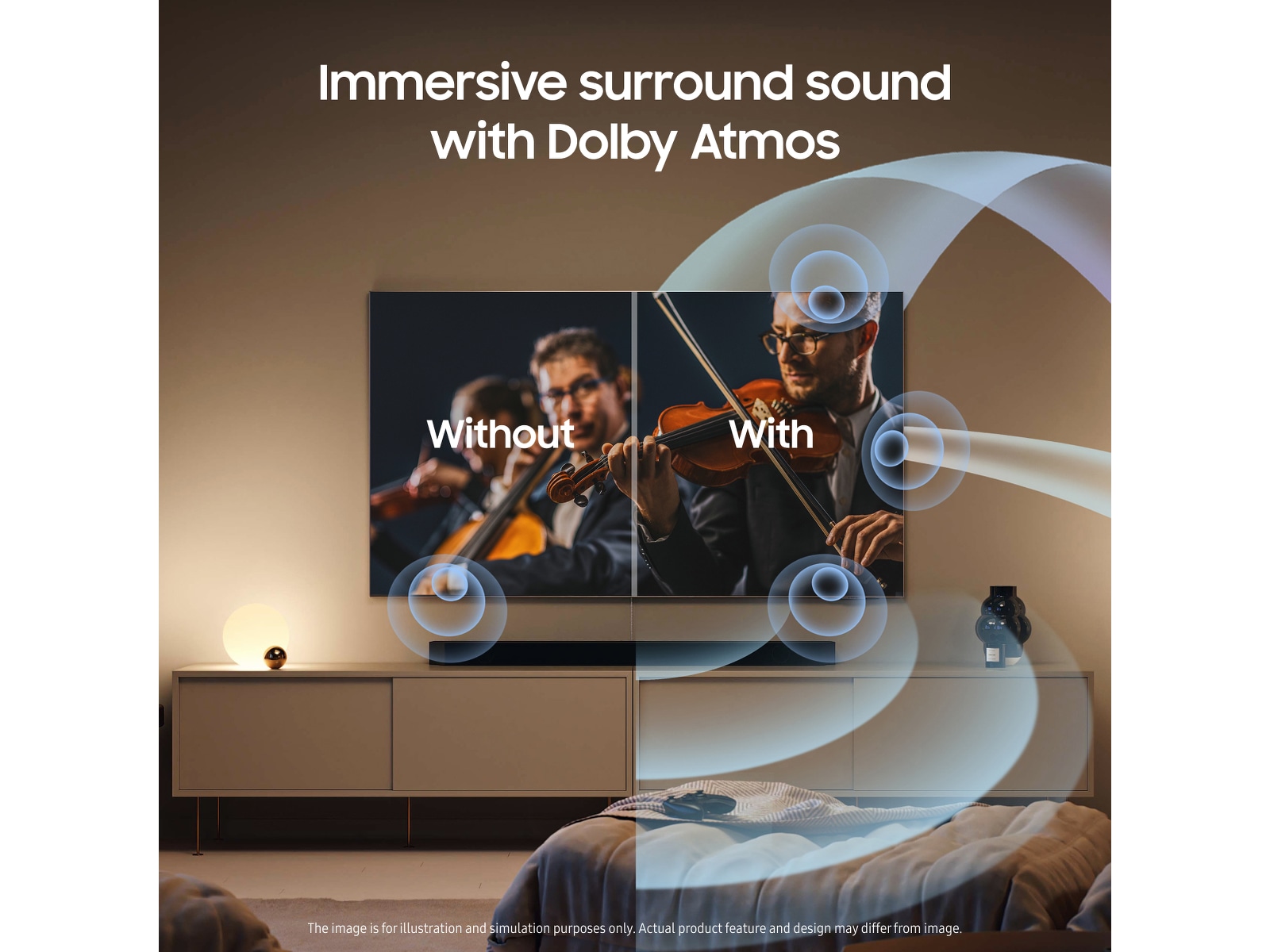 Samsung 85" QN80F Neo QLED 4K Mini LED Smart TV (2025) Over 80 tommer TV