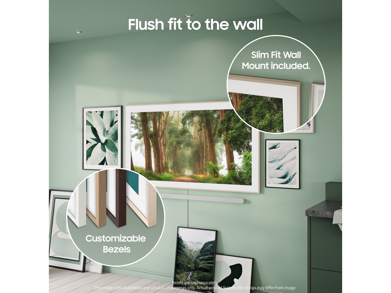 Samsung 43" The Frame LS03FA QLED 4K Smart TV (2025) 20 - 49 tommer TV