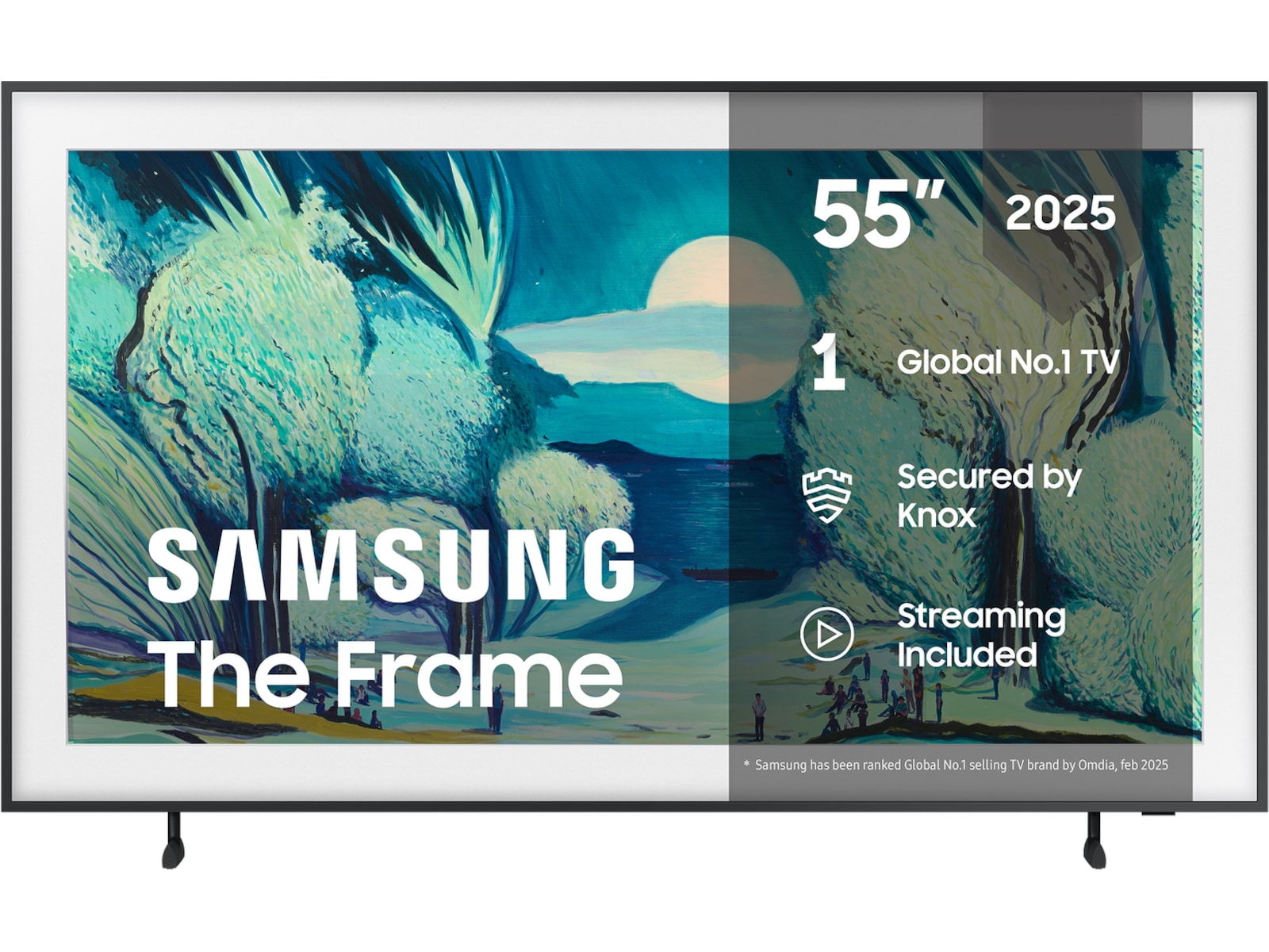 Samsung 55" The Frame LS03FA QLED 4K Smart TV (2025) 50 - 59 tommer TV