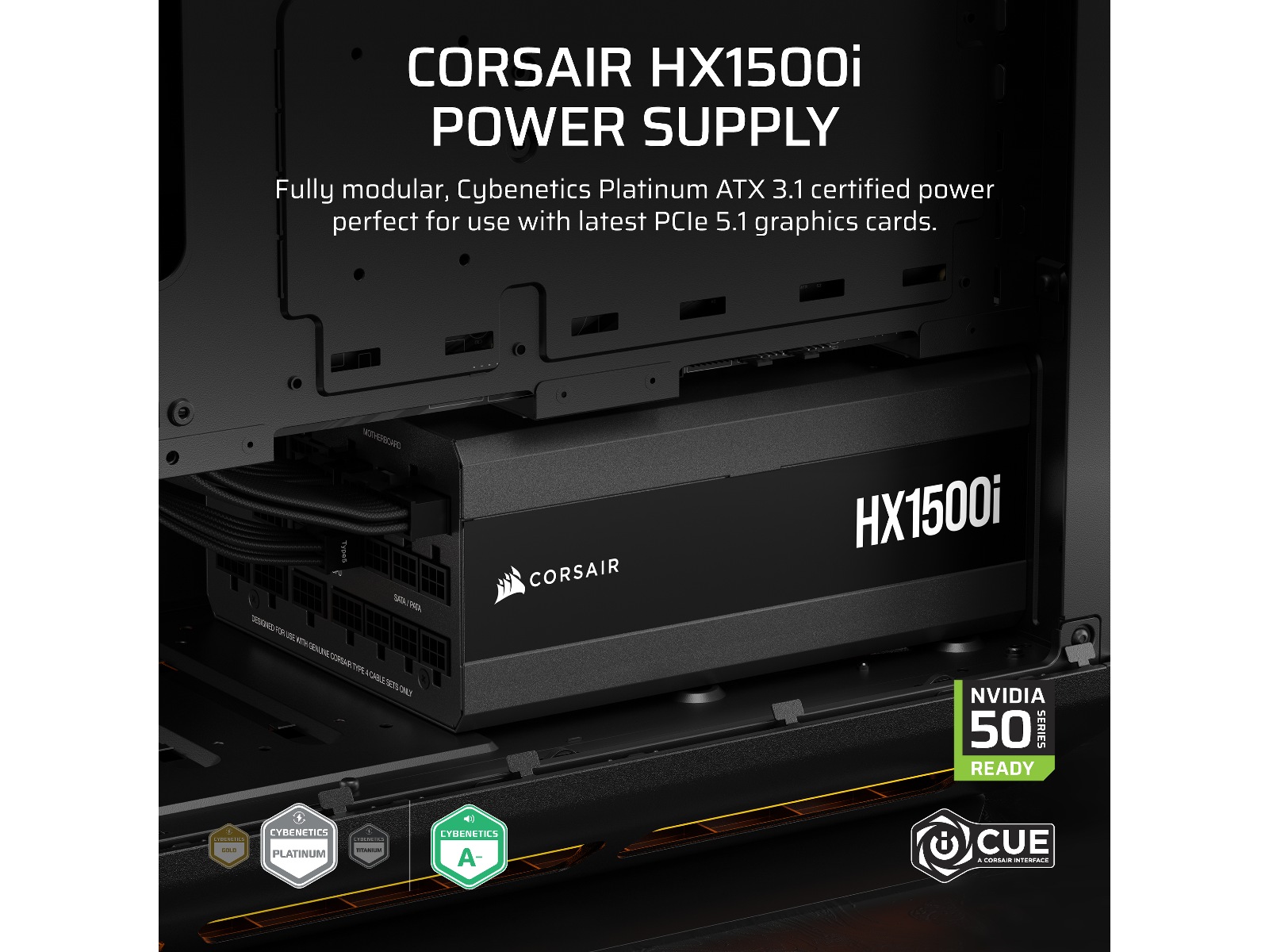 Corsair HXi Series HX1500i PSU (sort) Enheter