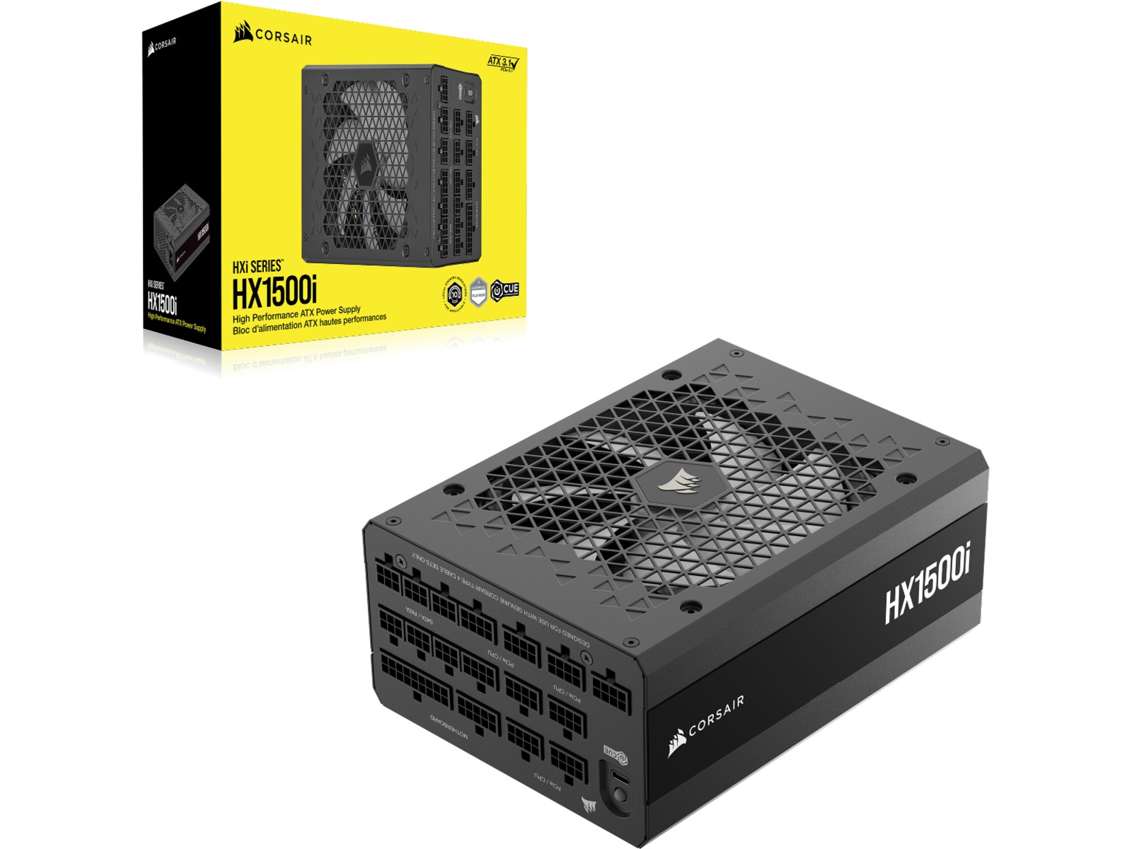 Corsair HXi Series HX1500i PSU (sort) Enheter