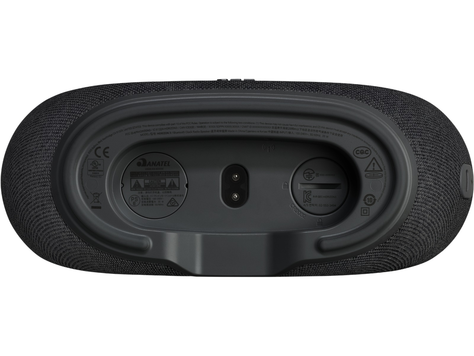 JBL Horizon 3 FM Klokkeradio (sort) Trådløs / Bluetooth-høyttaler